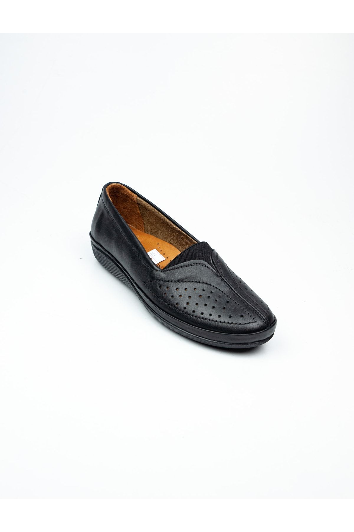 Scavia 103 Siyah Deri Kadın Günlük Ayakkabı