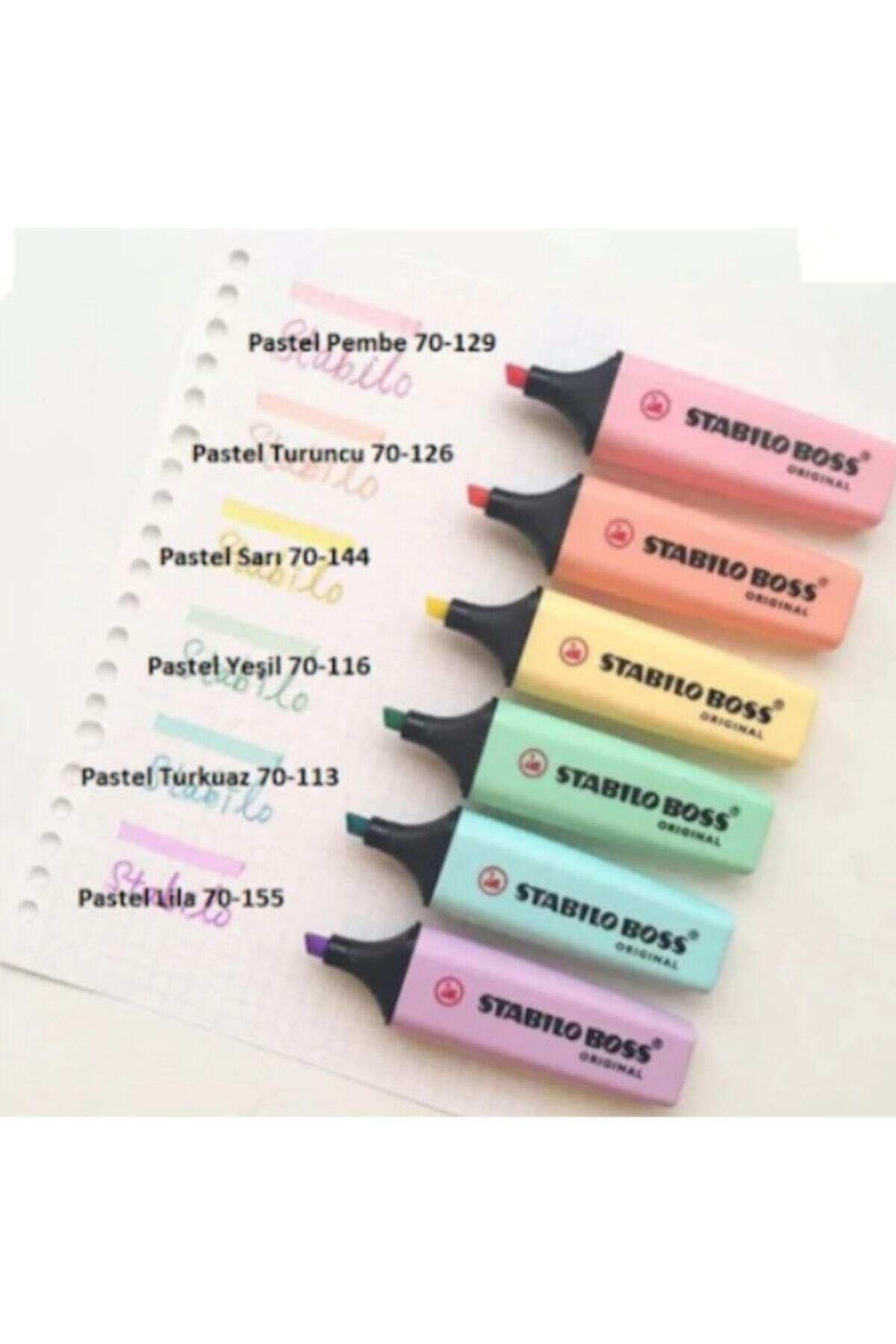 Stabilo Boss Pastel Fosforlu Kalem (bütün Renk Seçenekleri)