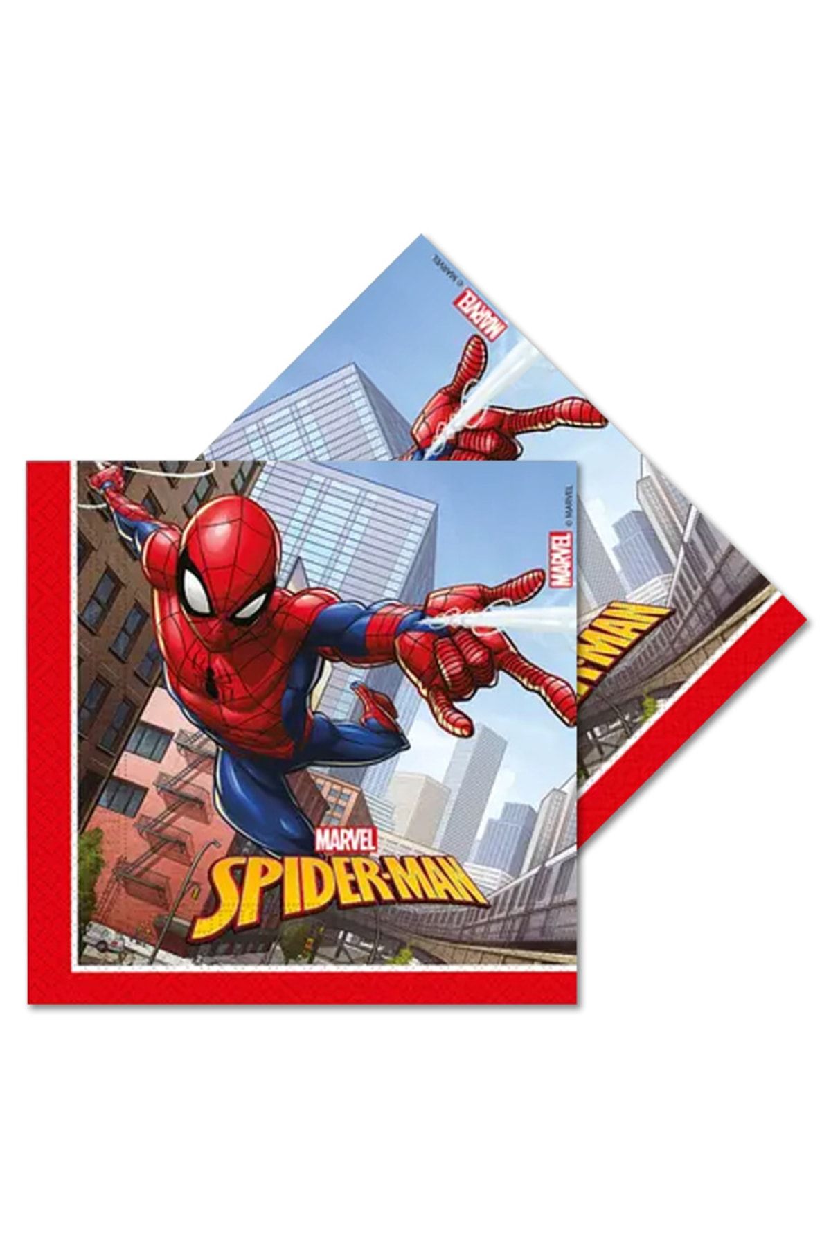 supertrend Spiderman Crime Fighter Peçete 33x33 20li