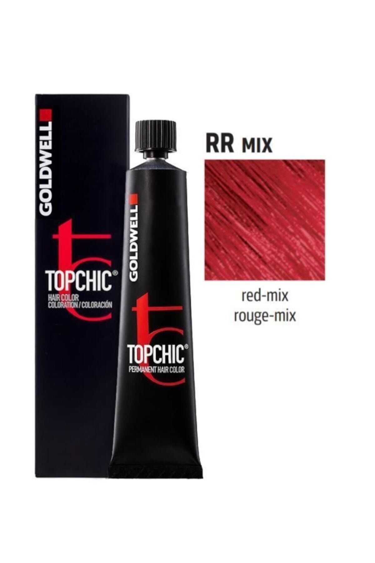 GOLDWELL Rr Mix Kızıl Kırmızı Topchic Saç Boyası Rr Mix Kızıl 60 ml