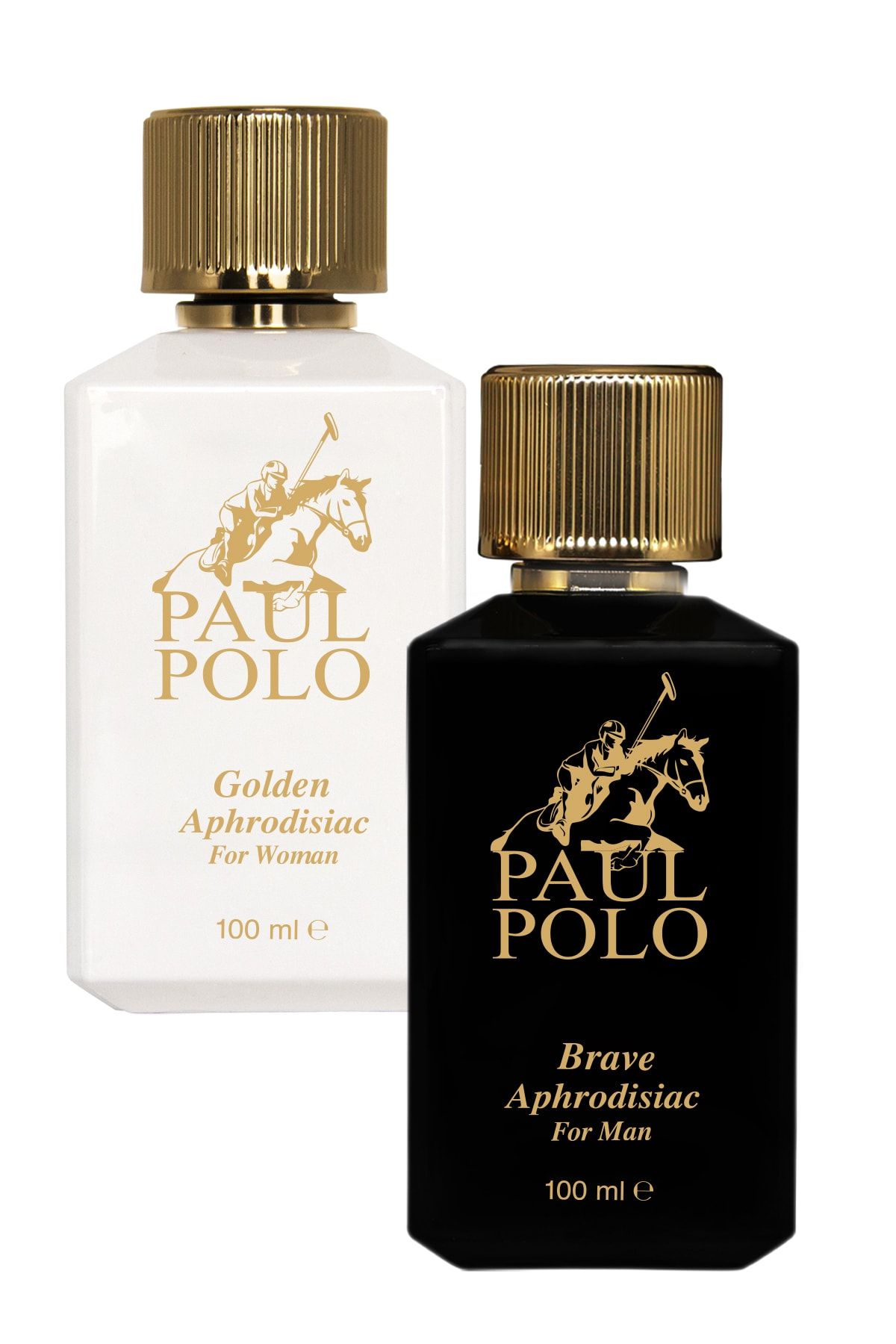 PAUL POLO Golden Ve Brave Afrodizyak Kadın Ve Erkek Parfüm 100 ml x 2 Edp