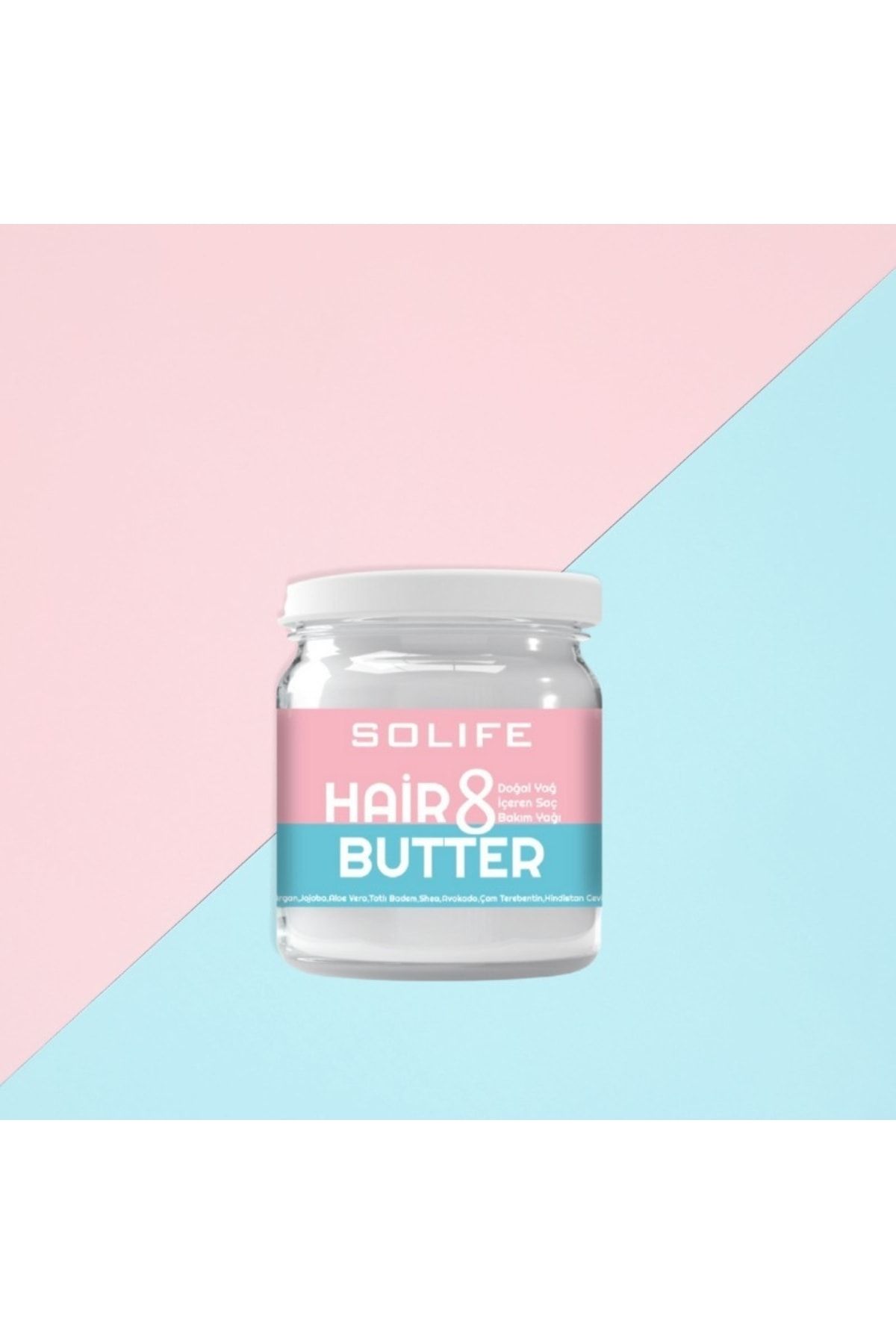 SOLIFE Hair Butter Doğal Yağlar Içeren Saç Bakım Kürü