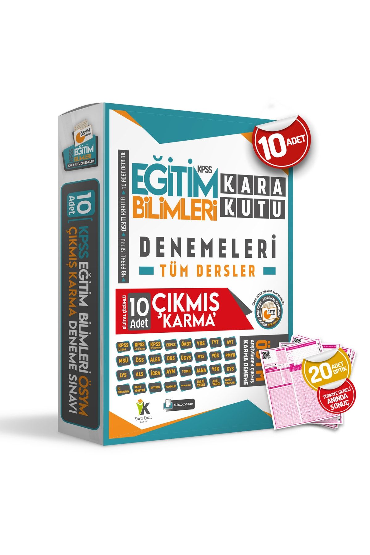 İnformal Yayınları 2024 Kpss Eğitim Bilimleri Ösym Çıkmış Soru Karma Kara Kutu Türkiye Geneli Çözümlü 10lu Paket Deneme