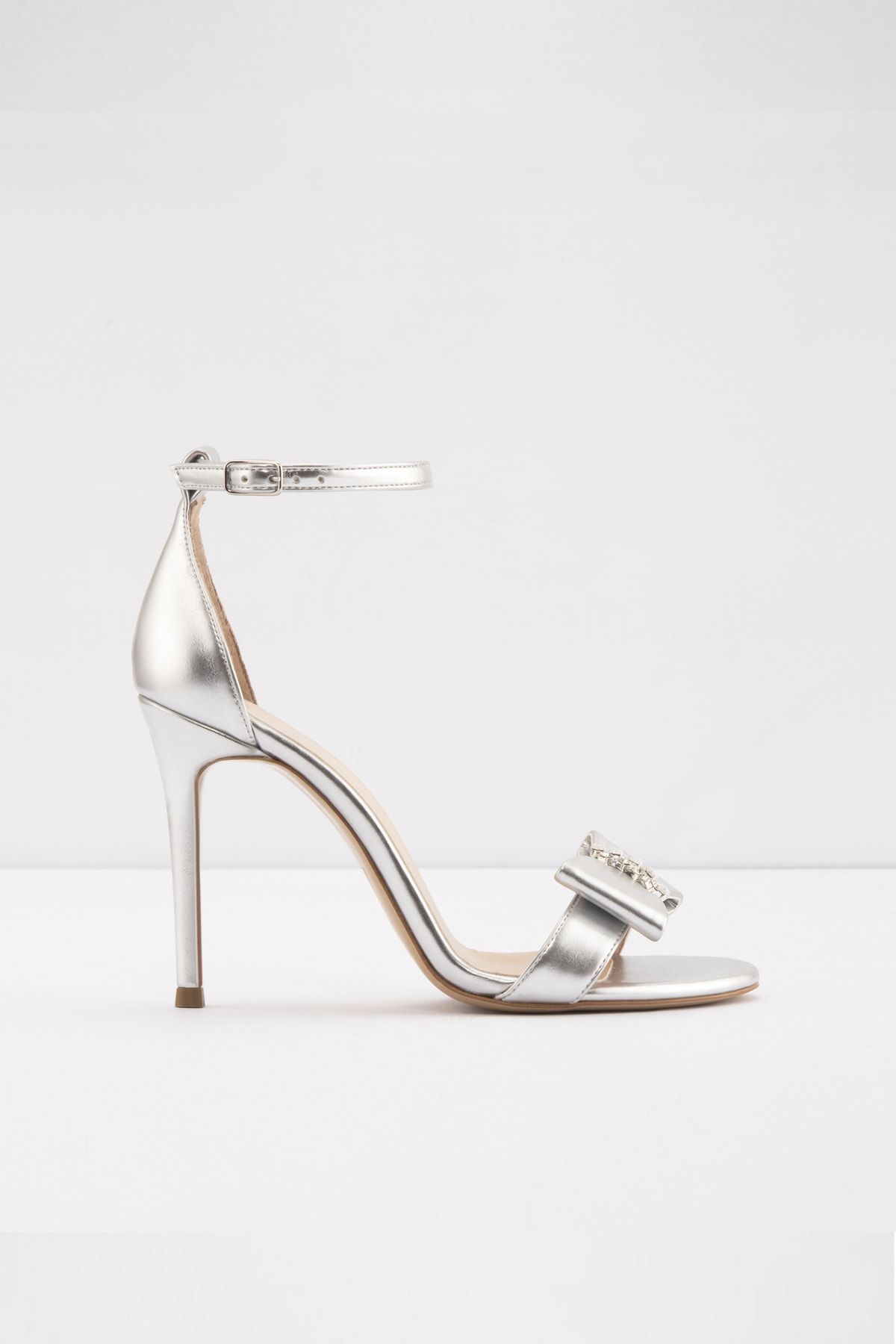 Aldo Gümüş Kadın Abiye Topuklu Ayakkabı