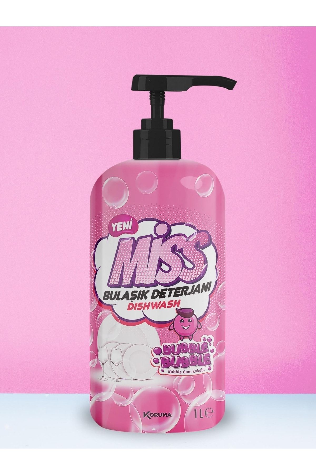 Miss Bulaşık Deterjanı 1l - Bubble Gum Kokulu