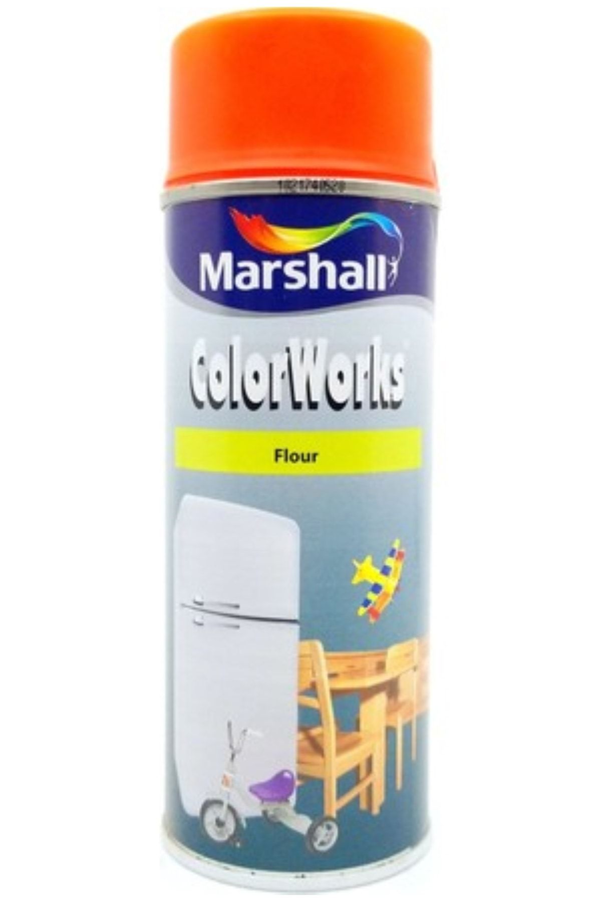 Marshall Colorworks Flour Fosforlu Turuncu 400 Ml Sprey Boya 6051035