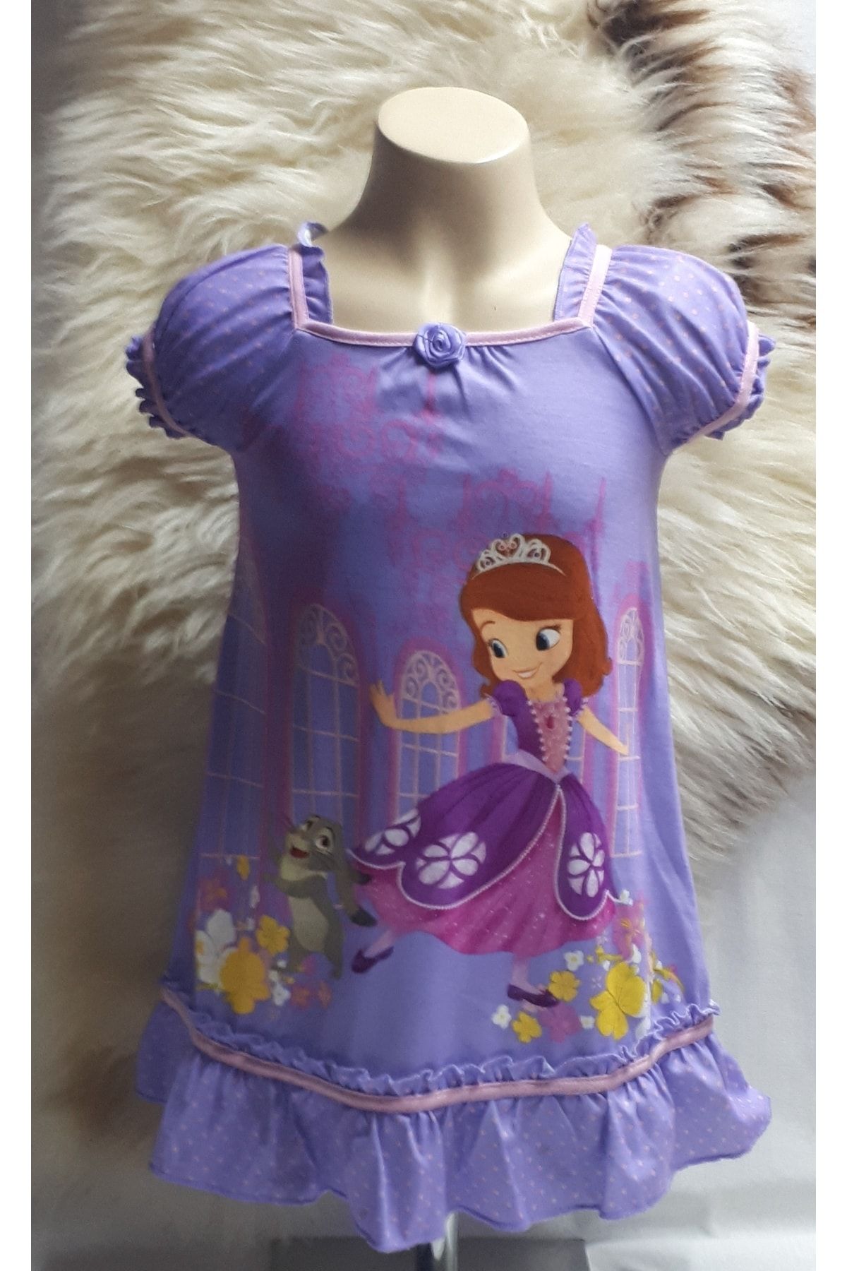 Disney Collection Sofıa Gecelik Penye Elbise