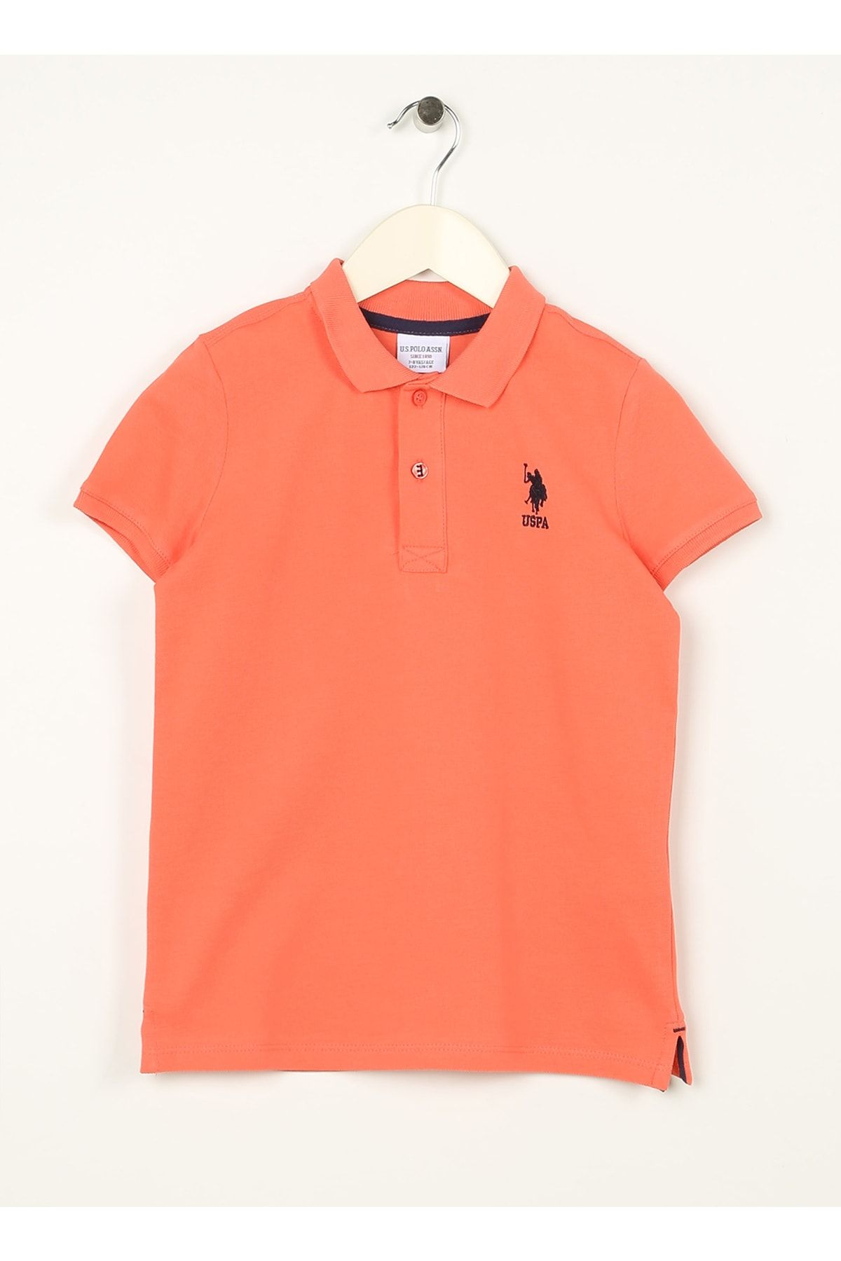 U.S. Polo Assn. Düz Pembe Erkek Çocuk T-shirt Tp01ıy023