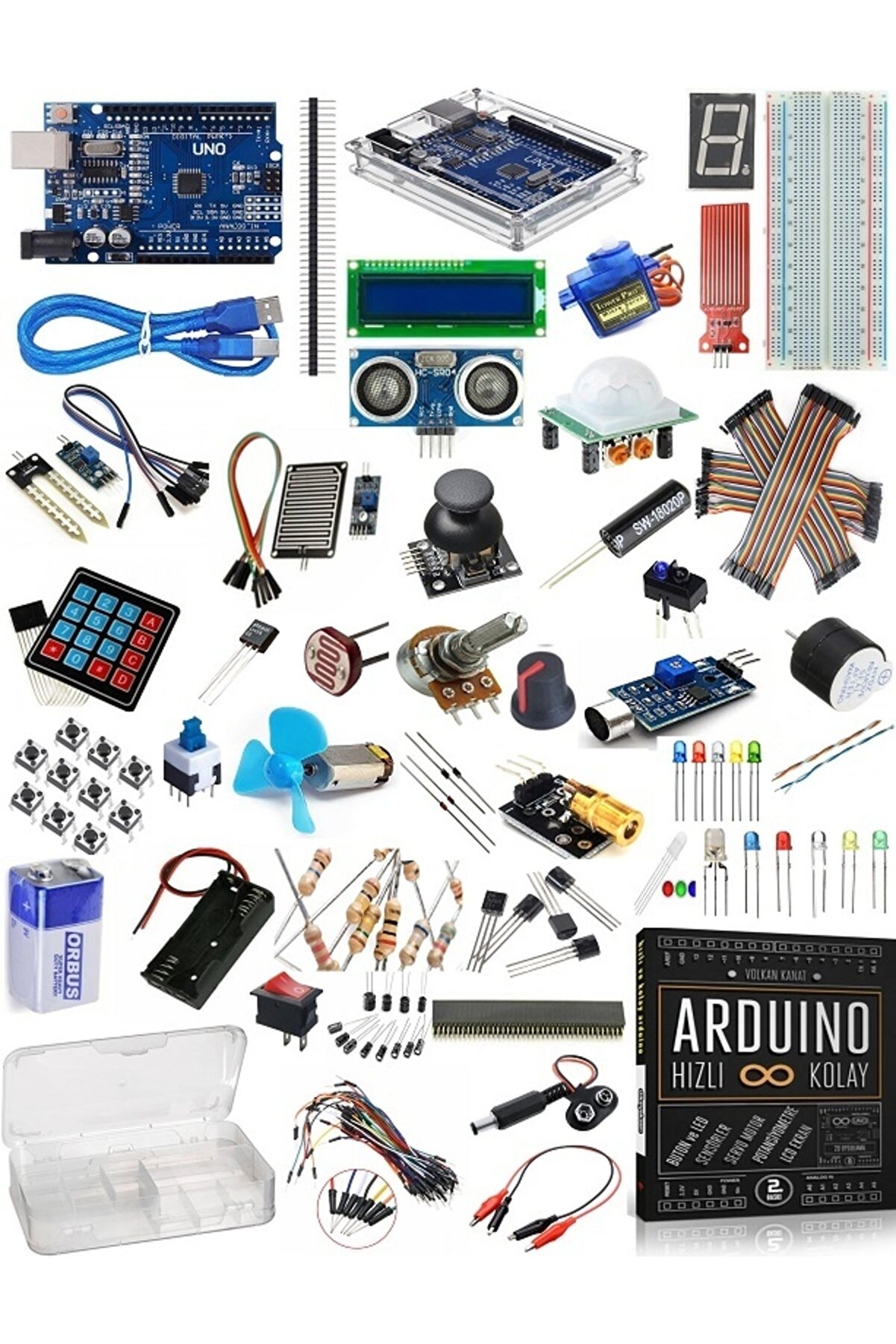 Arduino Uno R3 Başlangıç Seti 82 Parça 299 Adet