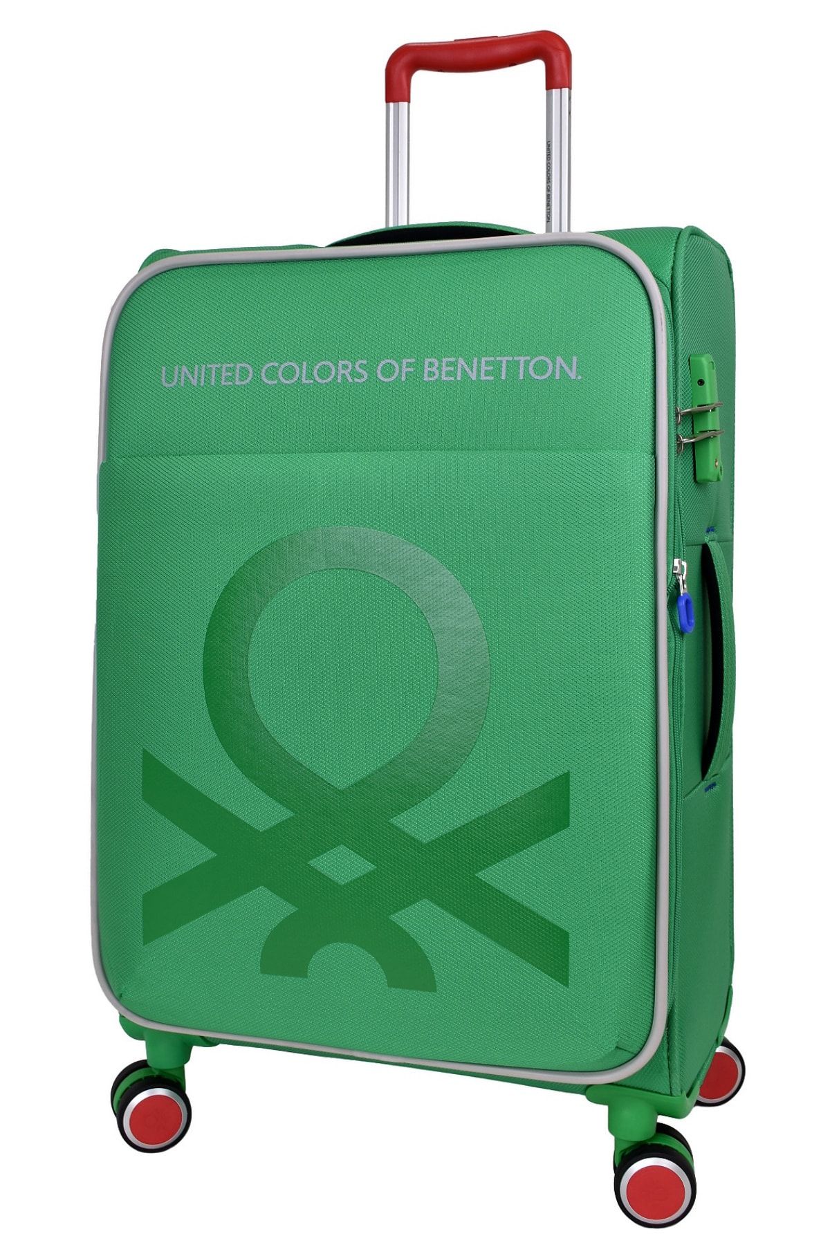 ELATAE Benetton Ultra Light Hafif Lüx Kumaş Büyük Boy Valiz Bnt2200