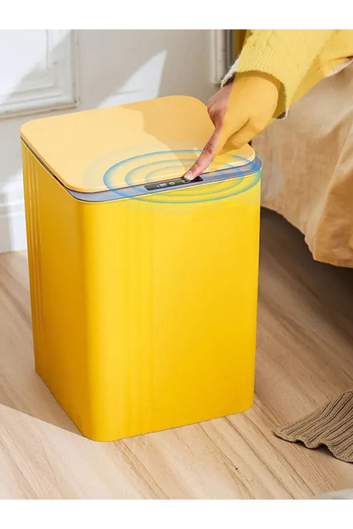 Hedi's Home Sensörlü Çöp Kovası Sarı 26l