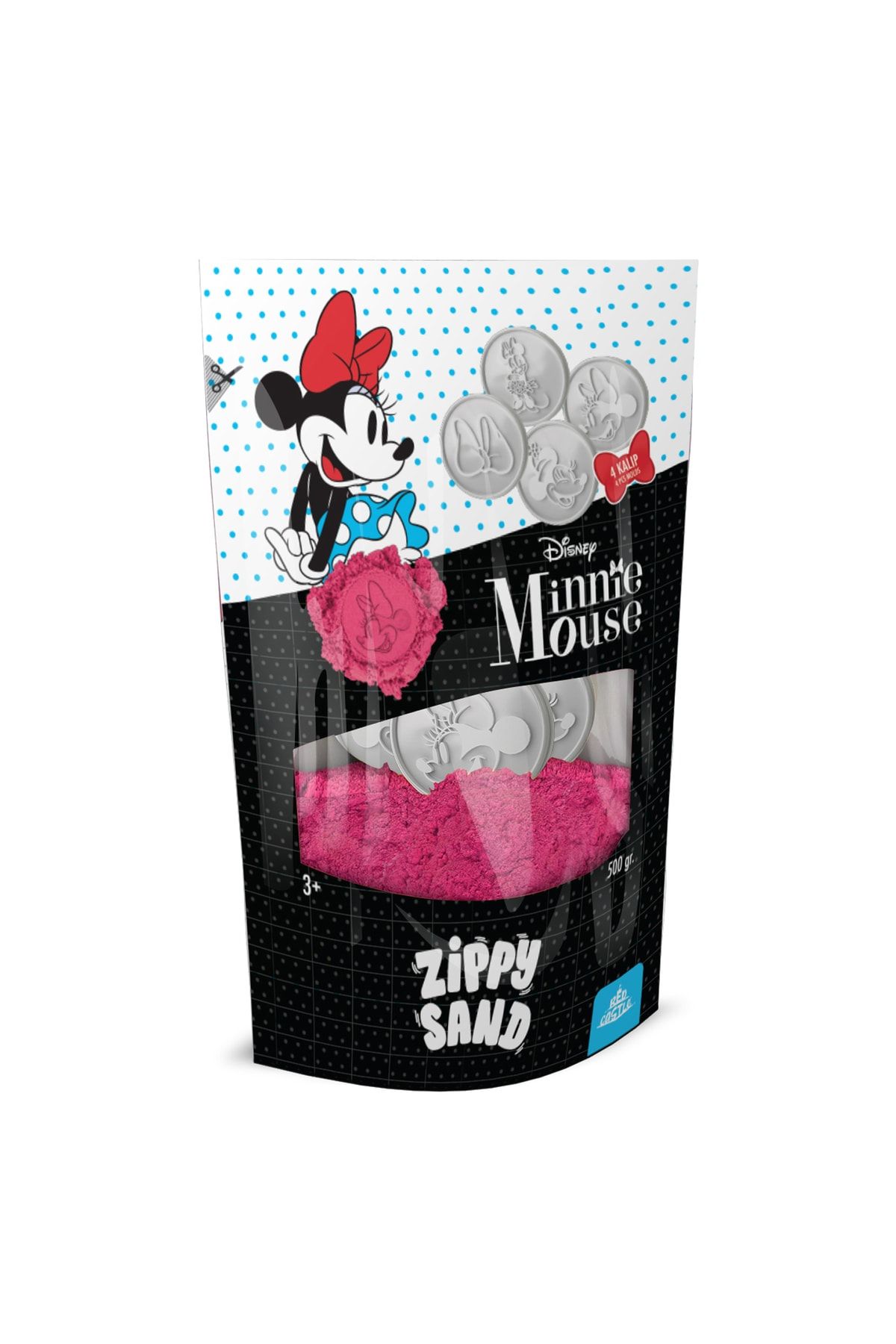 Red Castle Disney Minnie Mouse Zıpır Kum 500 Gr. Pembe- Zks500-05