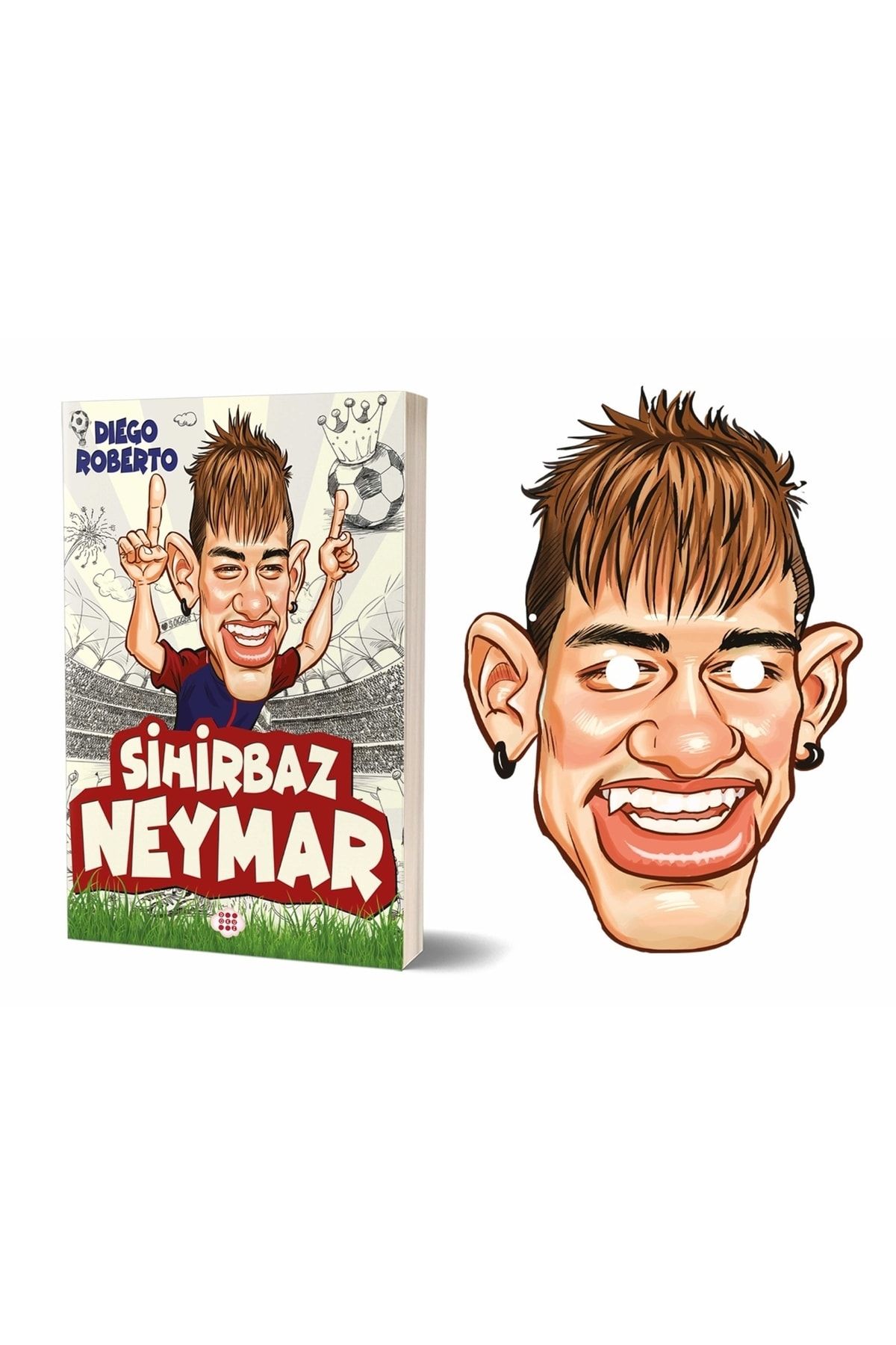 Dokuz Yayınları Sihirbaz Neymar Futbolcu Kitabı - Maske Ve Poster Hediyeli