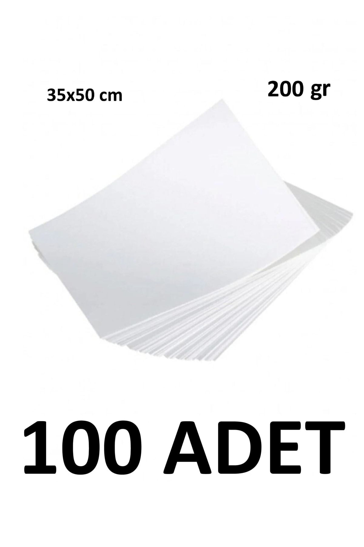 Keskin Color 100 Adet Karatis Art Beyaz Resim Kağıdı 35 X 50 Cm 200 Gr