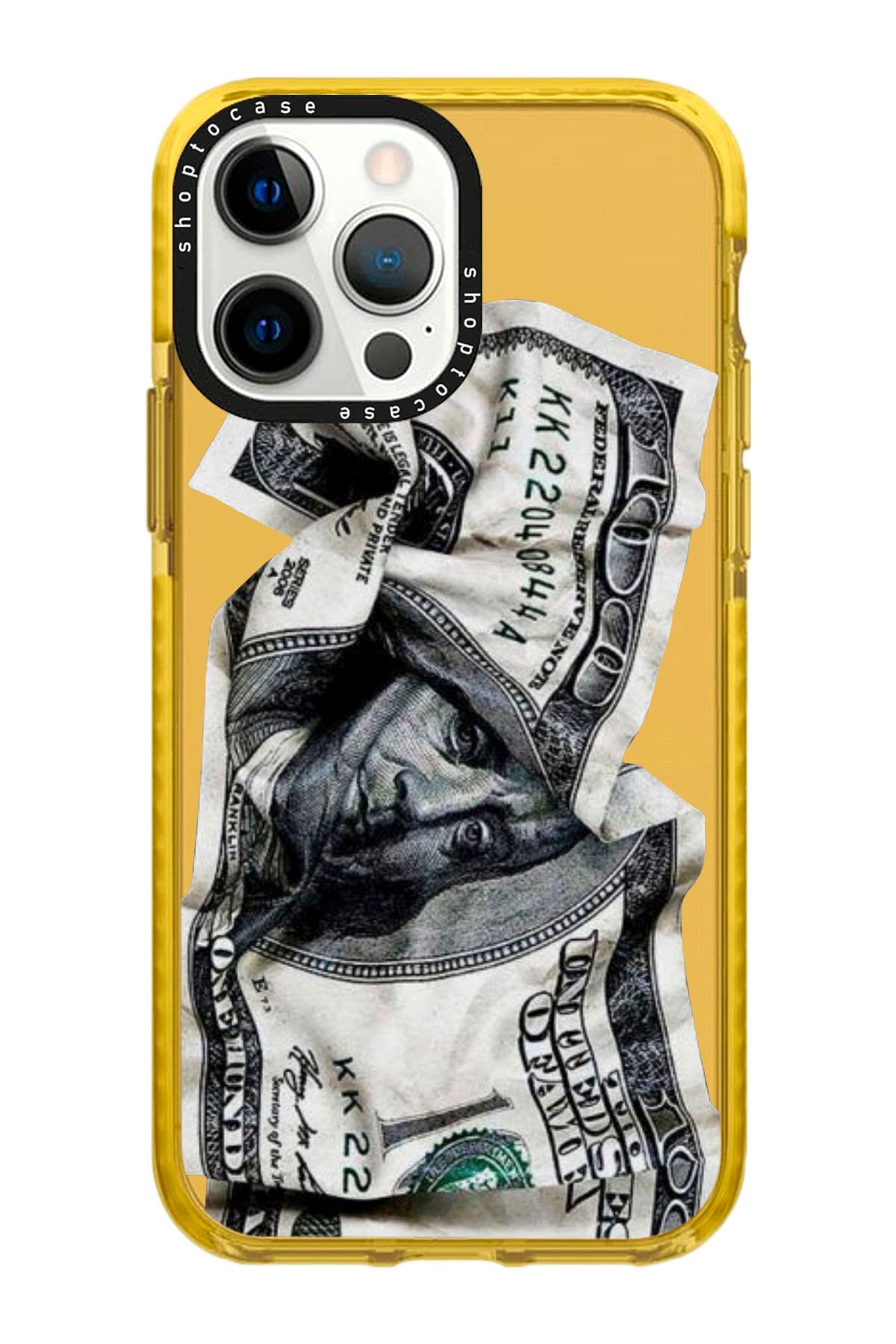 shoptocase Iphone 13 Pro Max Uyumlu Impact American Dolars Tasarımlı Telefon Kılıfı
