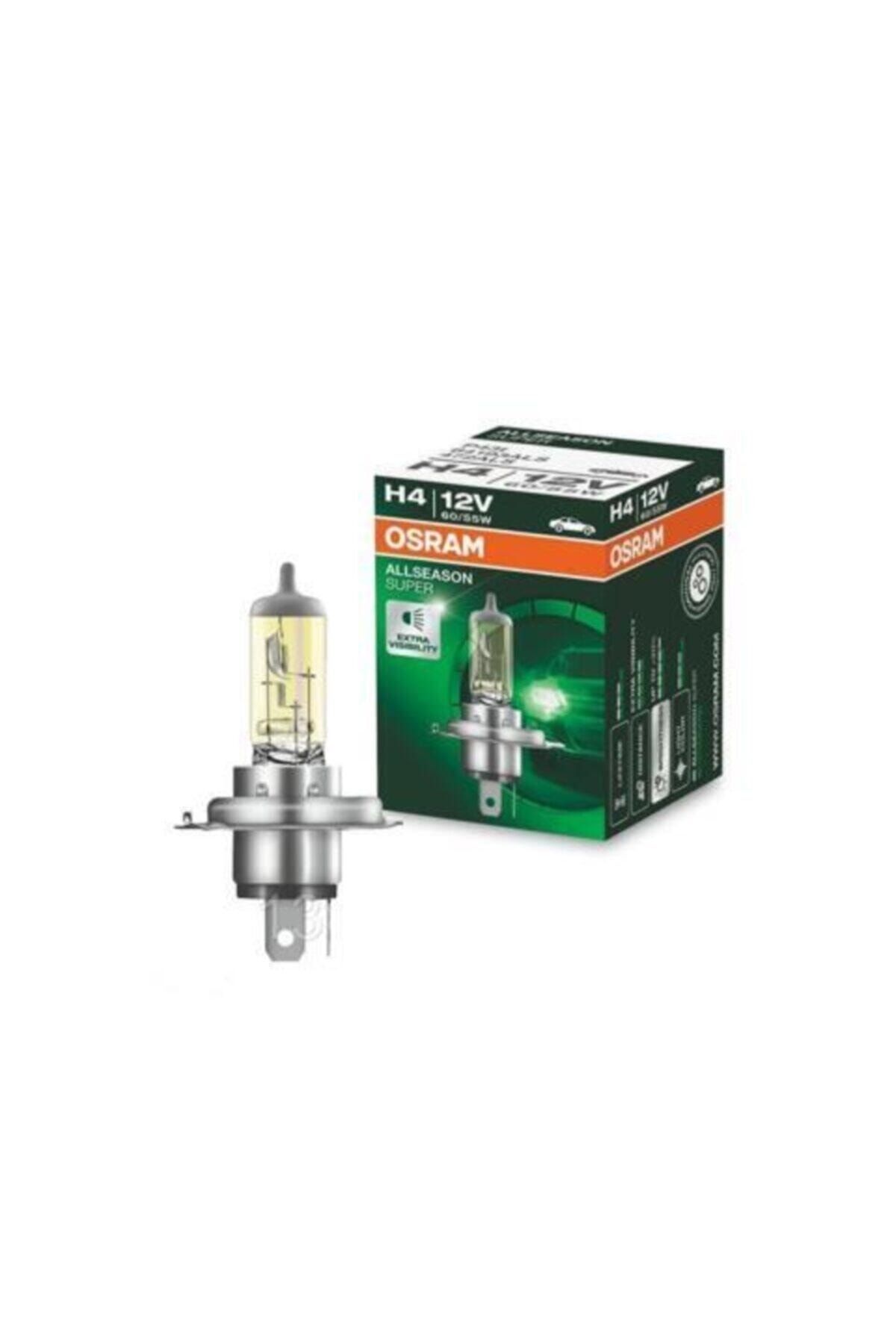 Osram H4 Allseason Super +%30 Kolormatik Kar Ve Sis Için Özel 2 Adet