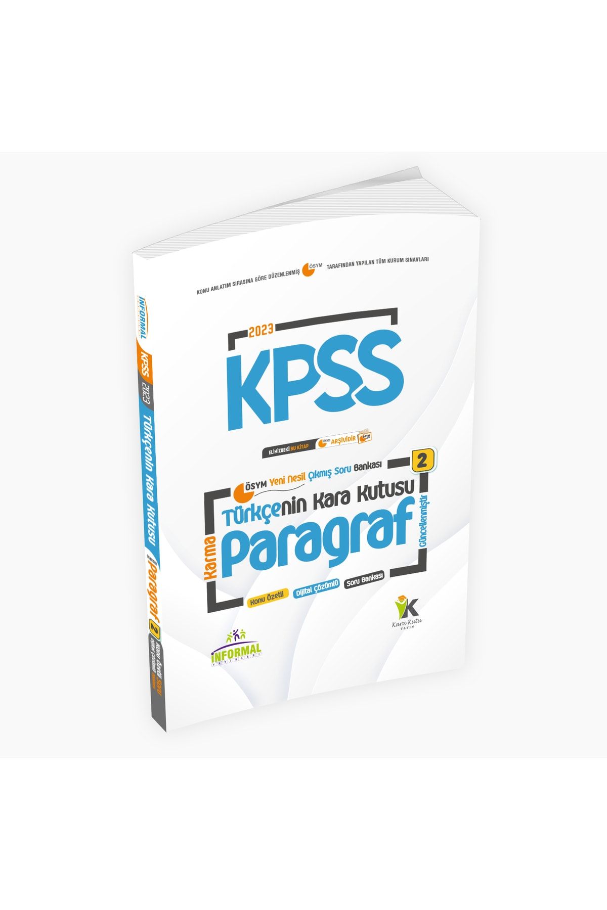 İnformal Yayınları Kpss Türkçenin Kara Kutusu Karma Paragraf 2 Konu Özetli Dijital Çözümlü Çıkmış Soru Bankası
