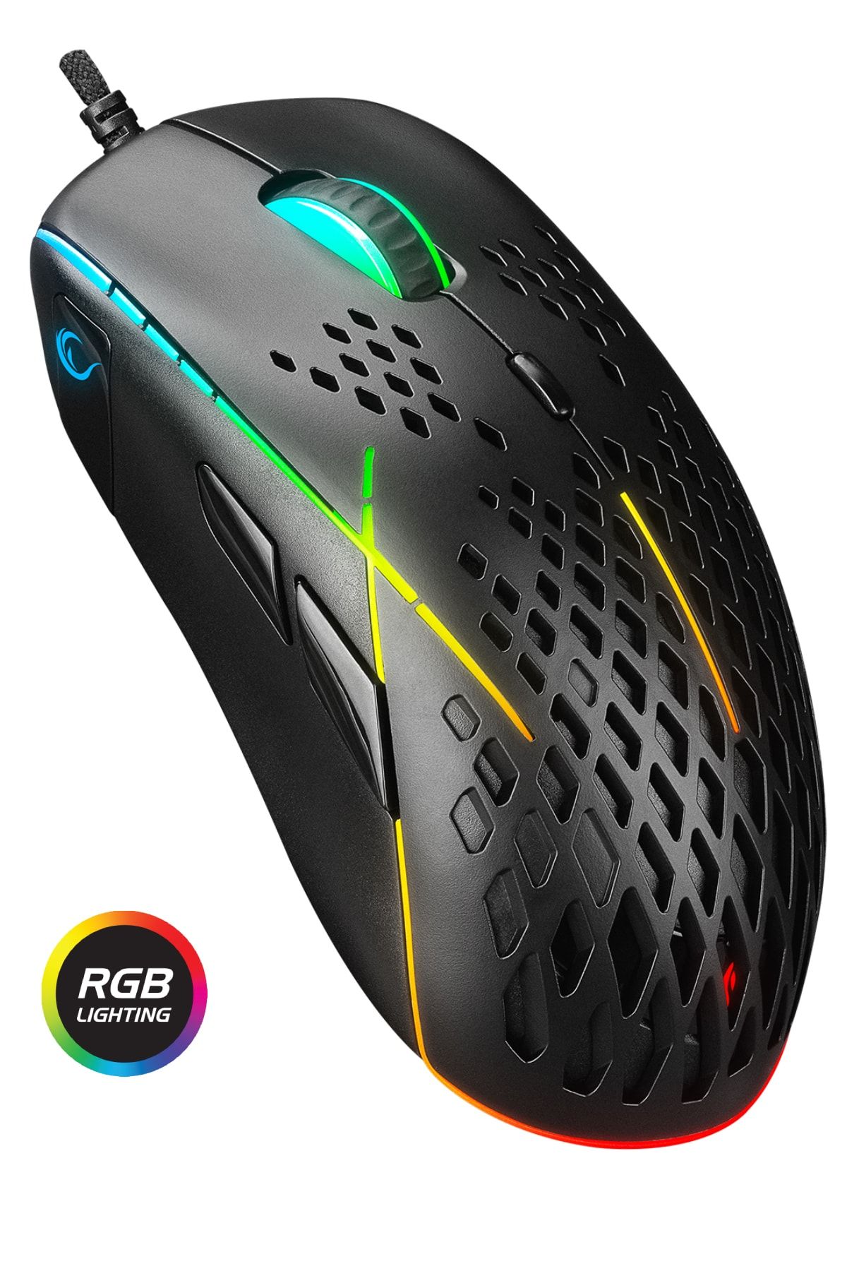 Rampage Smx-r111 Defilade 12400dpi Rgb Işıklı Super Light Makrolu Gaming Oyuncu Mouse