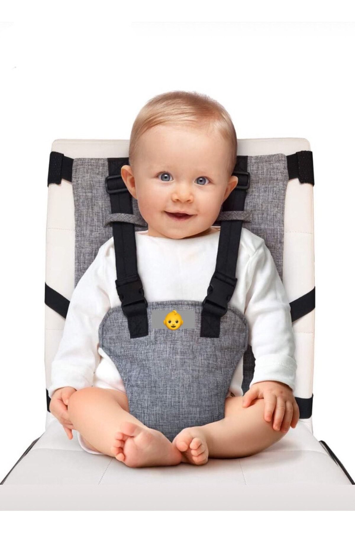Bebek Özel Bebek Mama Sandalyesi Emniyet Kemeri, Pamuklu Kumaştan Ayarlanabilir Sandalye Kemeri