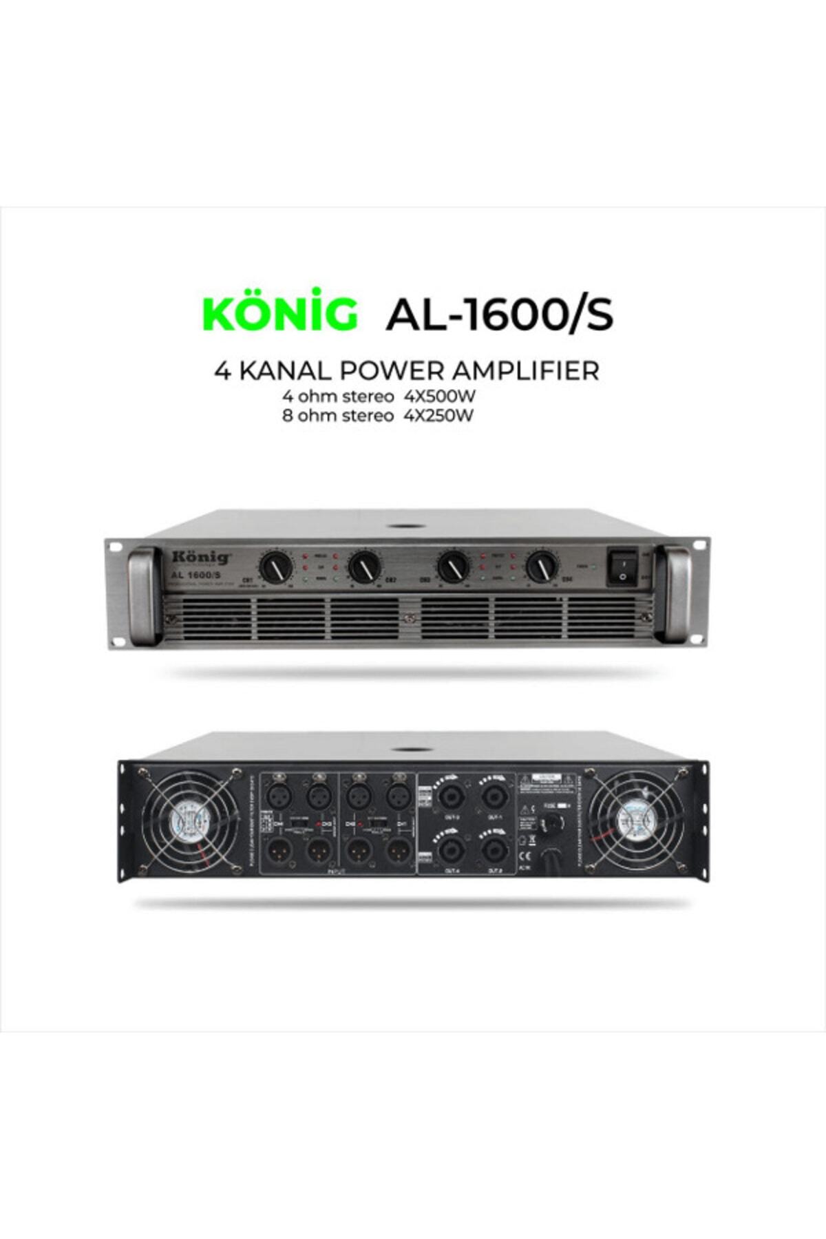 Al1600 4 Kanal Power Amplıfıer