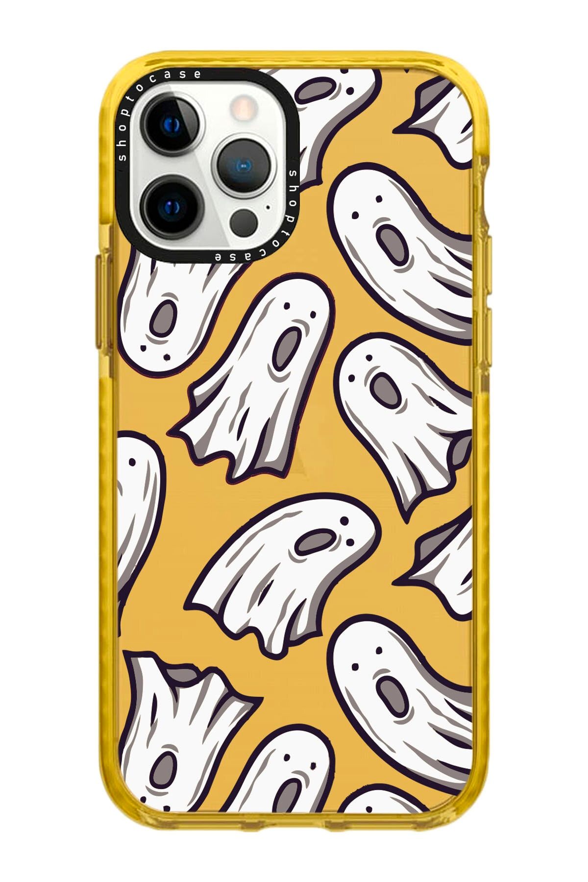 shoptocase Iphone 12/12 Pro Uyumlu Impact Casper Ghost Tasarımlı Telefon Kılıfı