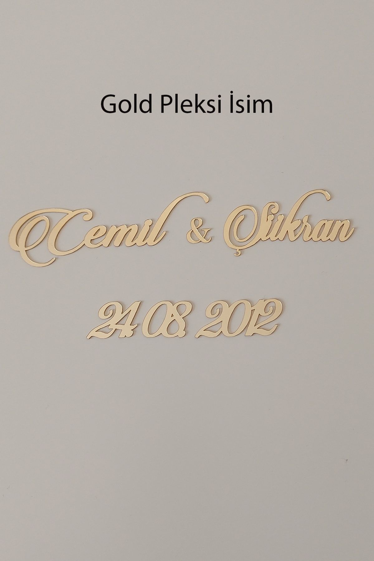 Verda Çerçeve Çerçeveler Için Gold Pleksi Isimlik Ve Tarih! Parlak Pleksi Isimlik Ve Tarihlikler!