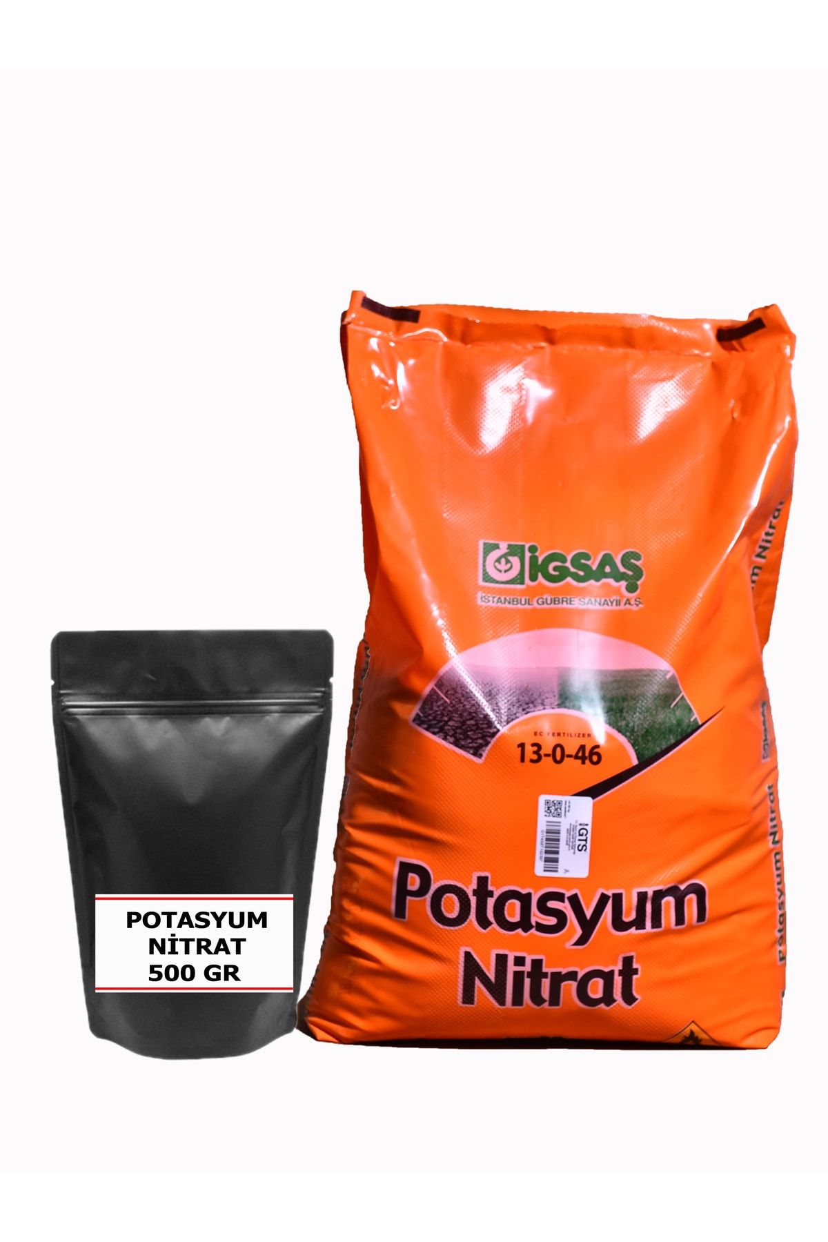 GÜBRE Saf Potasyum Nitrat 500 gr ( Kno3 13.0.46 ) %46 )