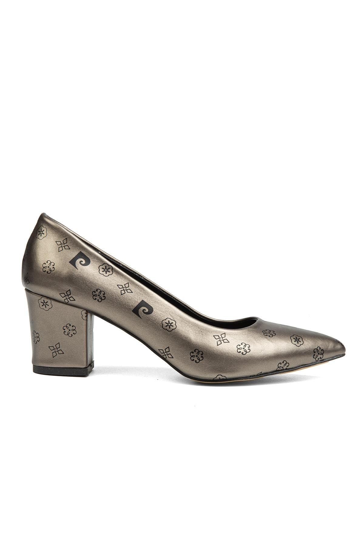 Pierre Cardin ® | Pc-50176 - 3955 Platin Desen - Kadın Topuklu Ayakkabı
