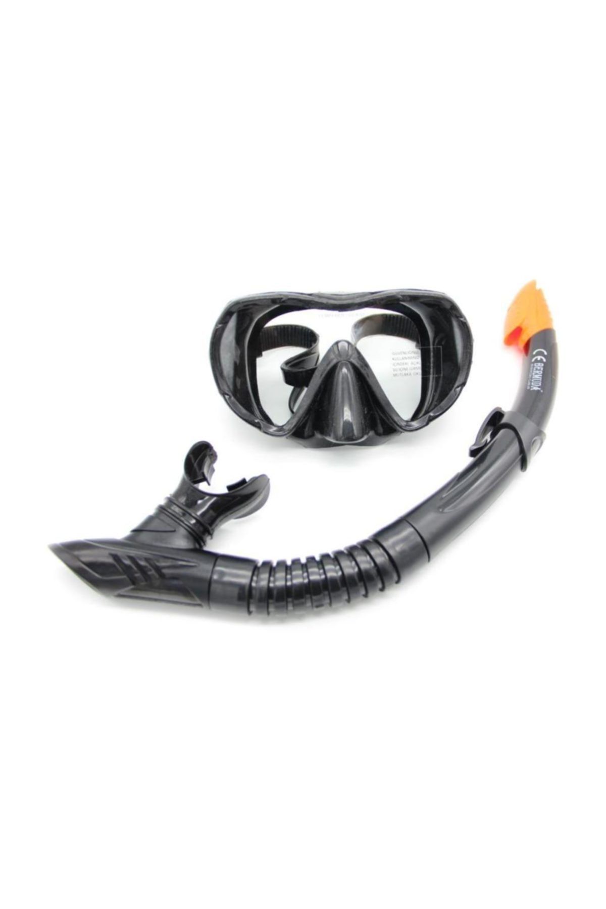 BERMUDA Tempered Silikon Maske Şnorkel Set