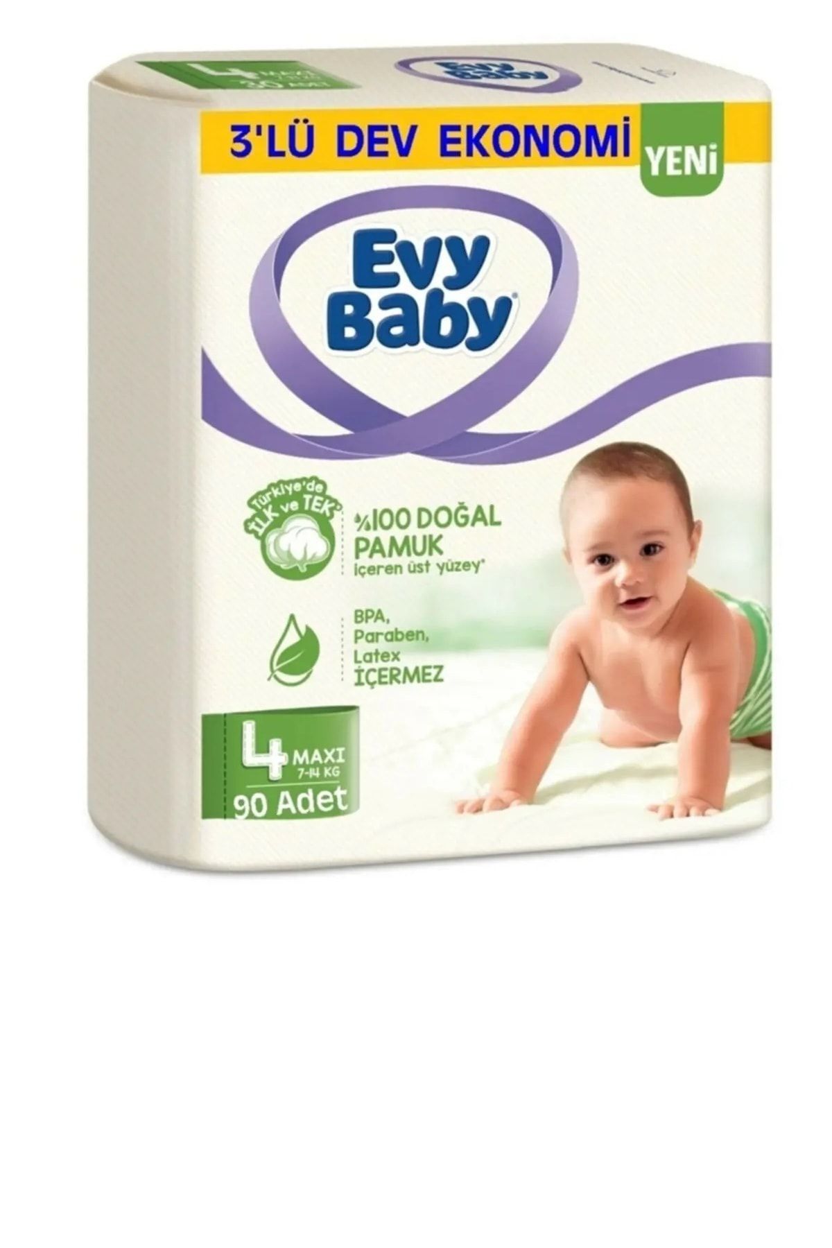 Evy Baby Bebek Bezi No:4 90 Adet