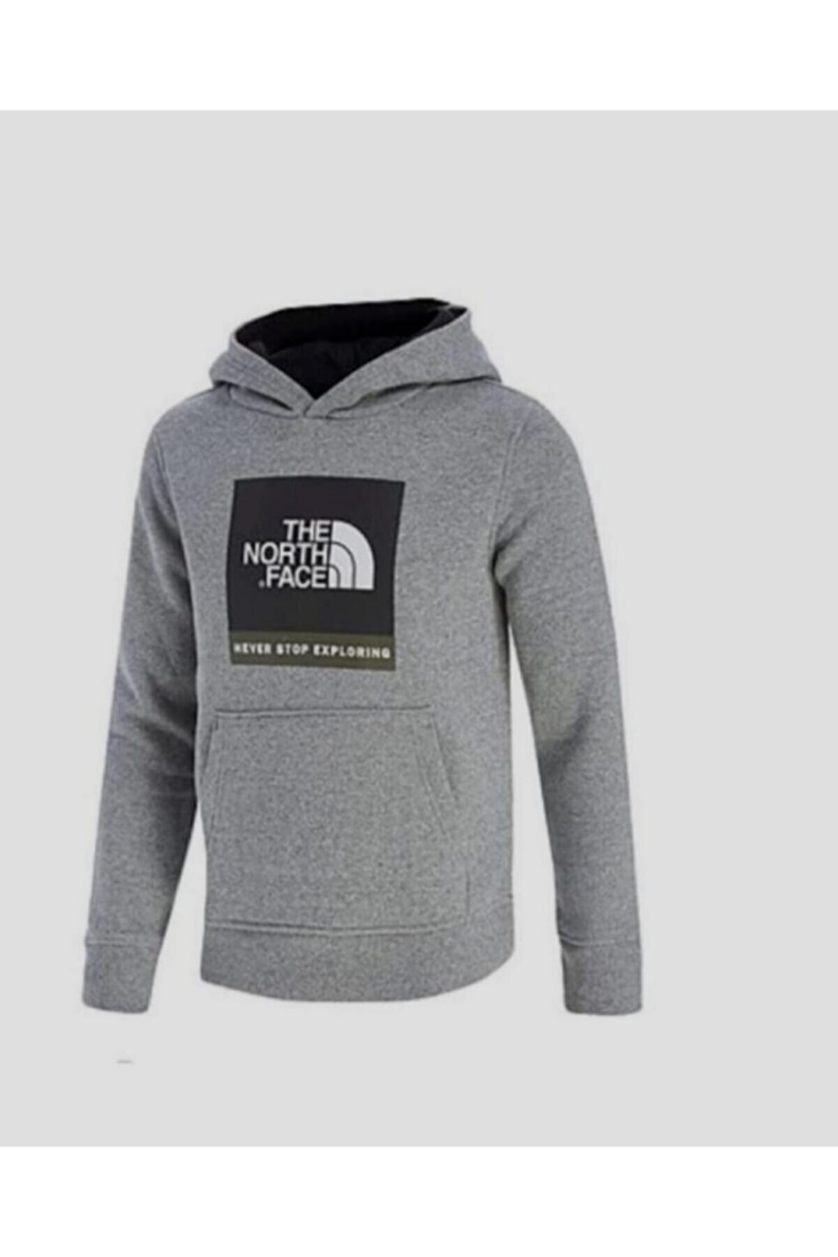 The North Face Çocuk Gri Unisex Overhead Grey Sweatshirt
