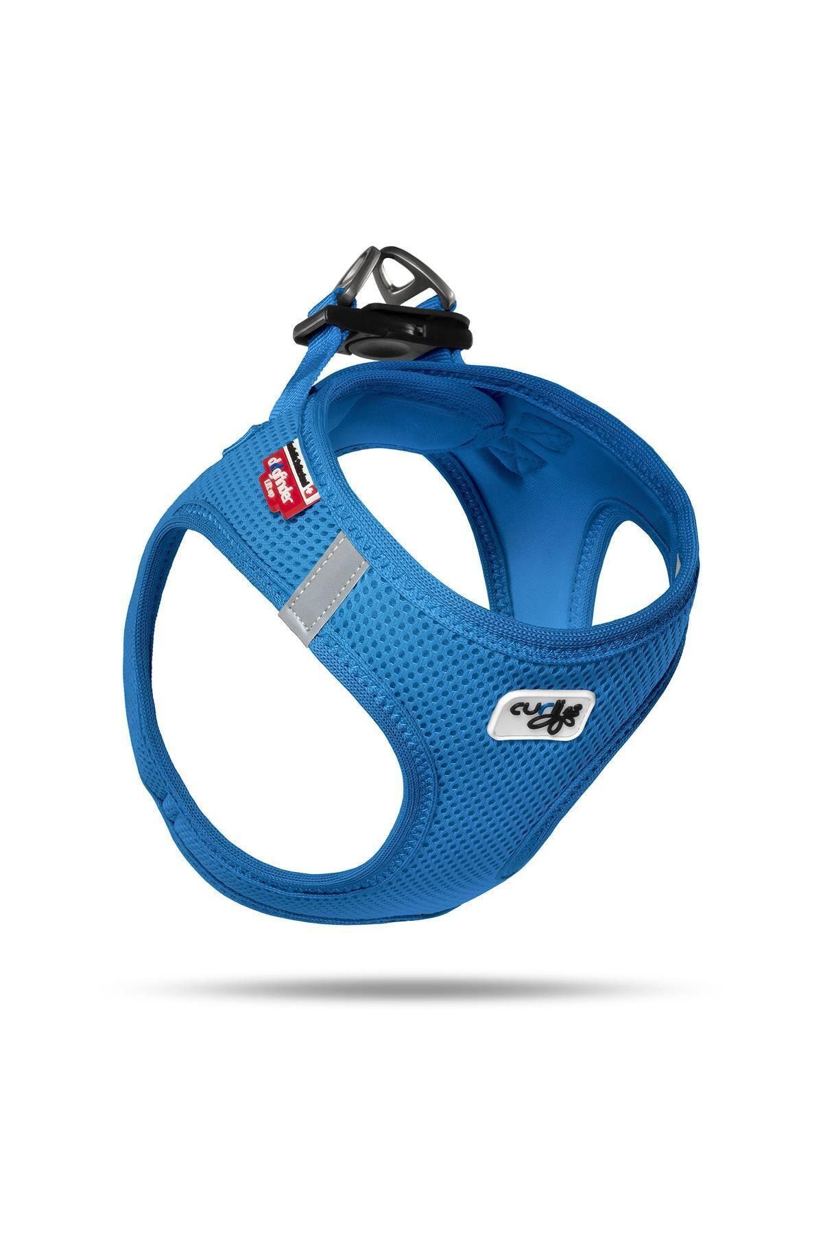Curli Vest Air-mesh Köpek Göğüs Tasması Mavi Xxsmall 30-35 Cm