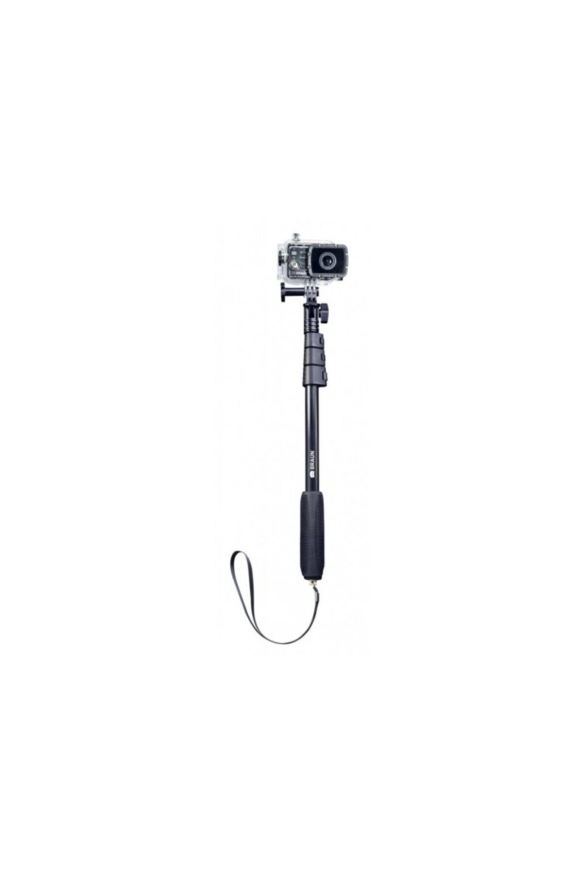 Braun Siyah Selfie Stick Su Altı Çekimleri Monopod