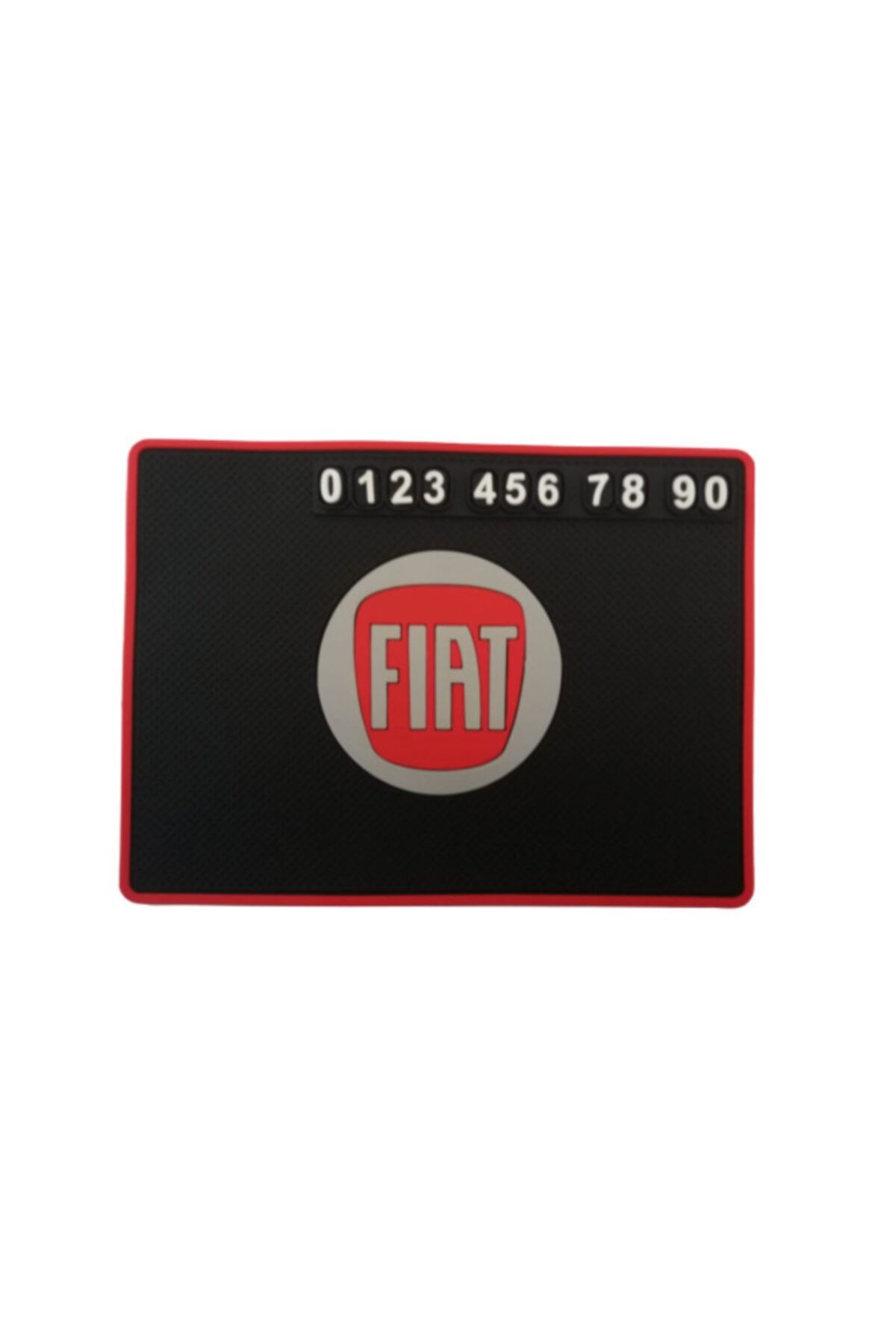 Fiat Araca Özel Markalı Logolu Kaydırmaz Yapışkan Torpido Ped Numaratör