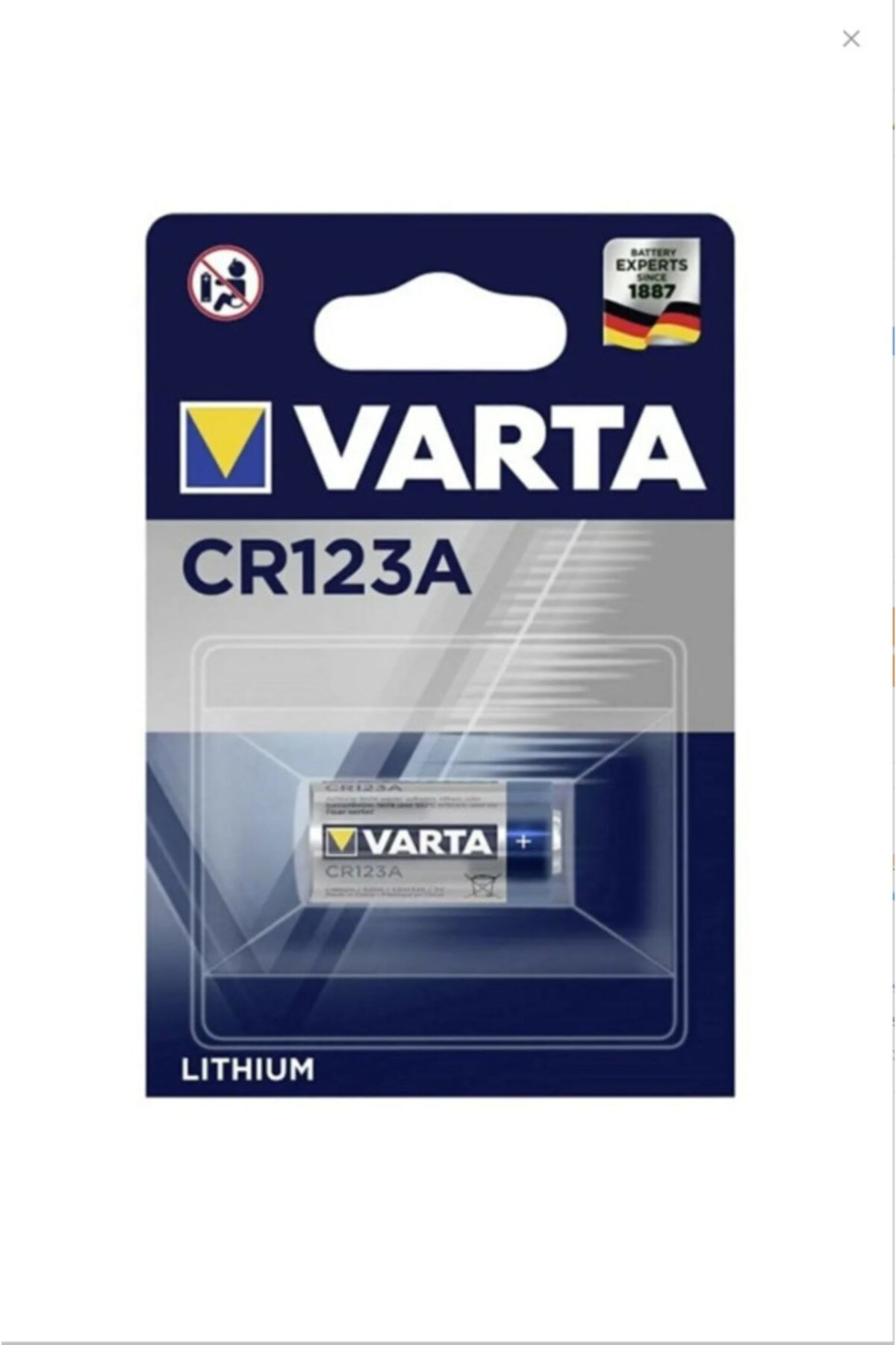Varta Cr 123a 3v Lityum Pil (10 Adet Fiyatıdır) Ynb525