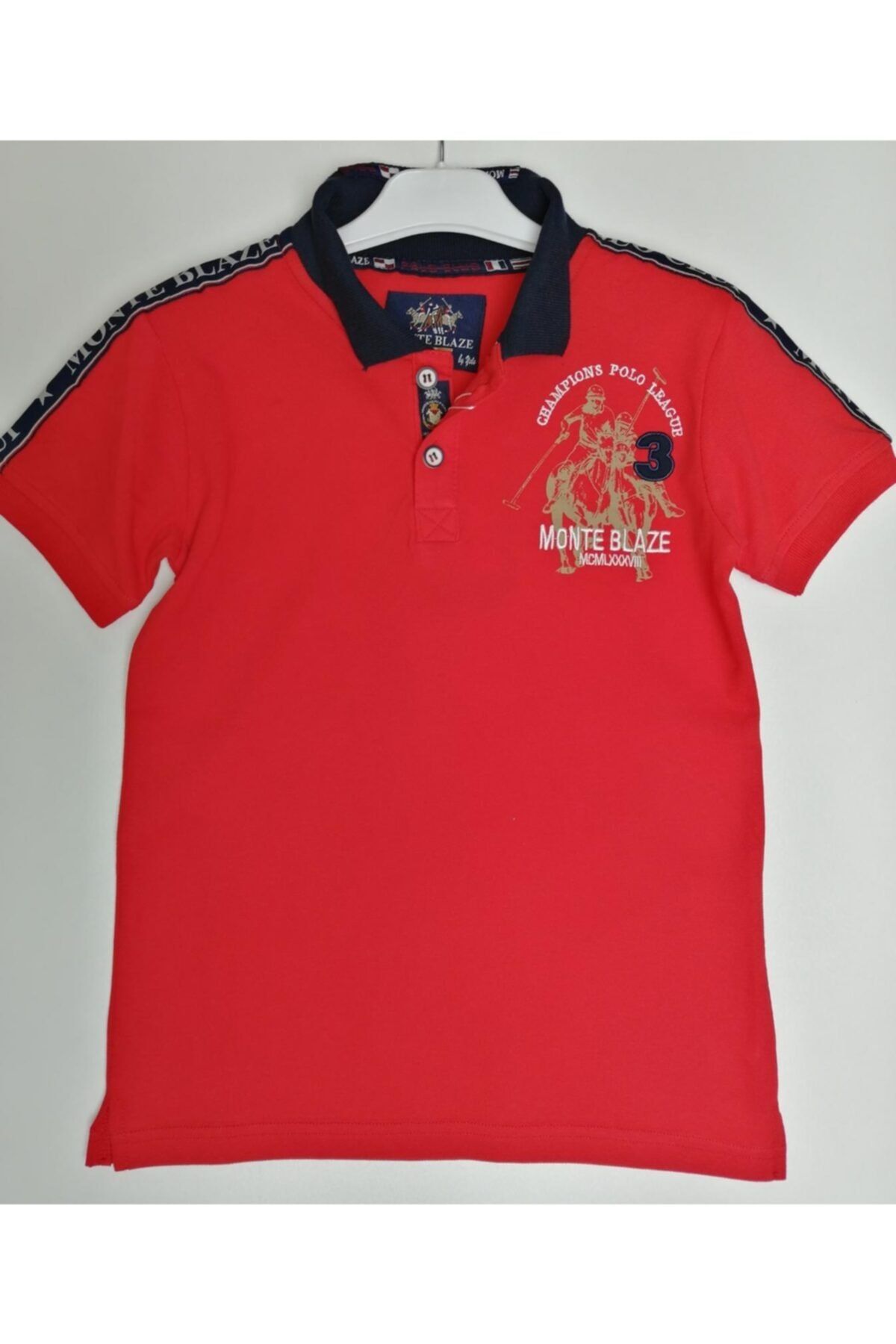 NK Erkek Kırmızı Polo Yaka Lacost Tshirt Pl3011