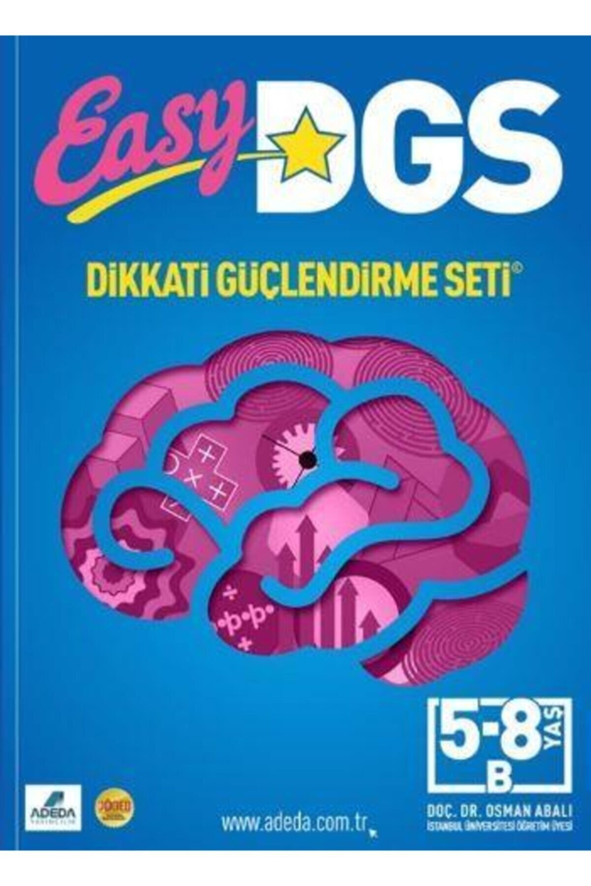 Adeda Yayınları Easy Dikkati Güçlendirme Seti 5-8 Yaş A Osman Abalı