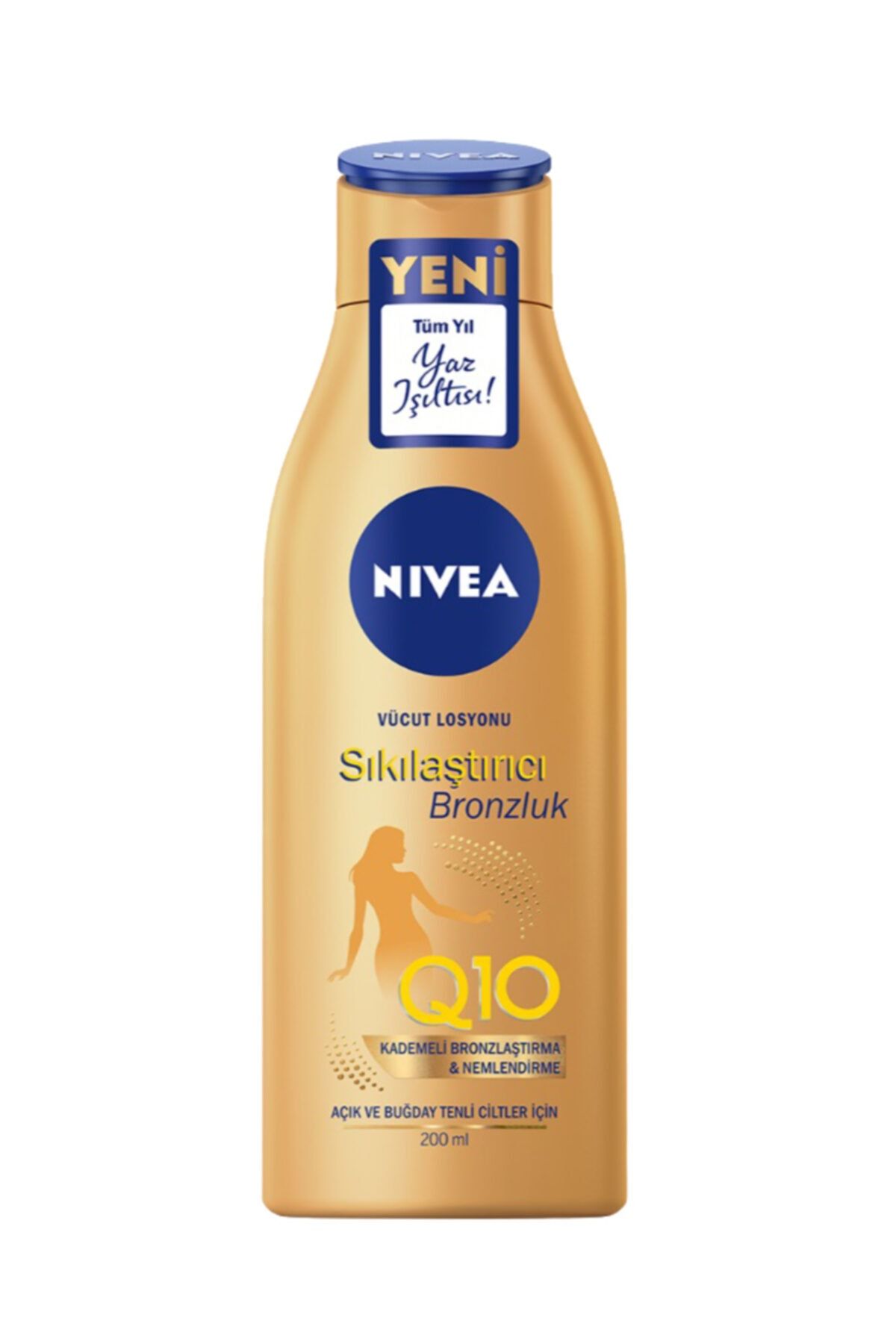 NIVEA Q10 Sıkılaştırıcı ve Bronzluk Vücut Losyonu 200ml 1 Adet