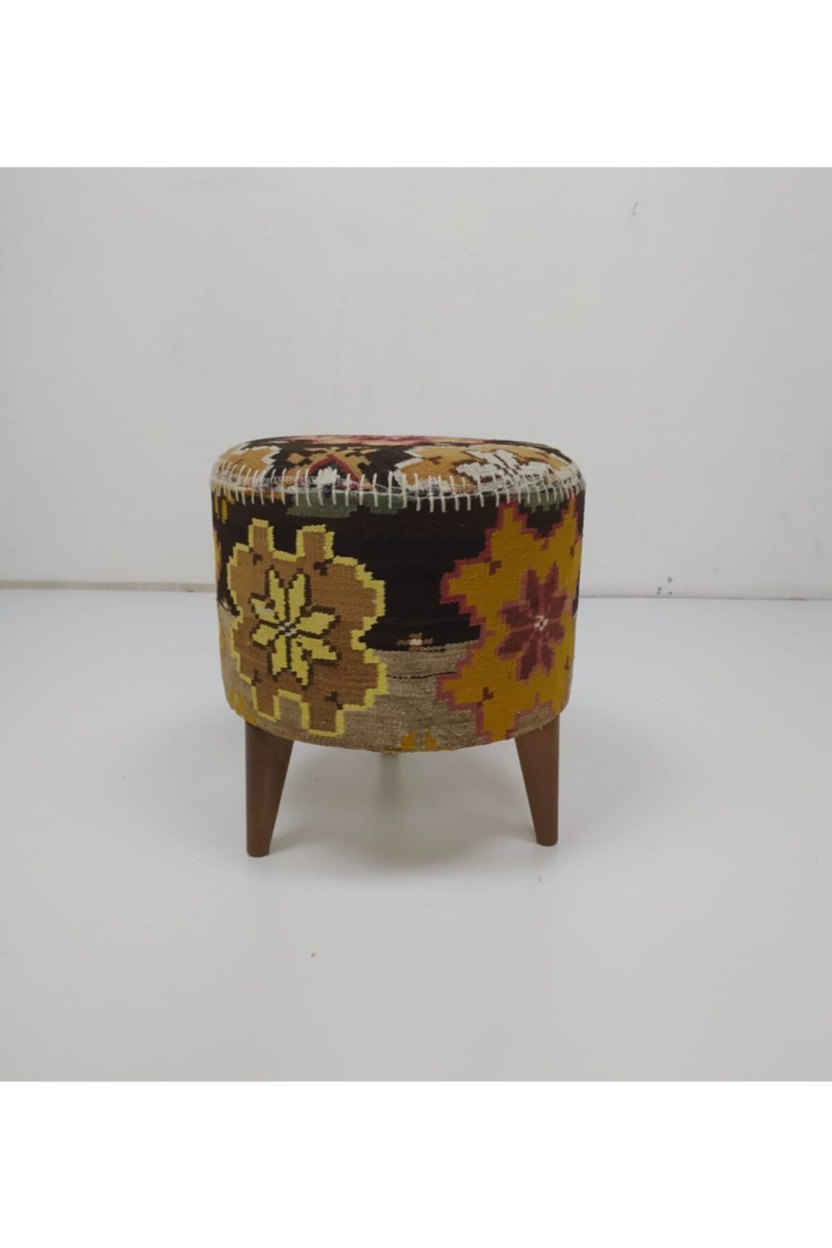 Madalyon El Dokuma Patchwork Puf Bench