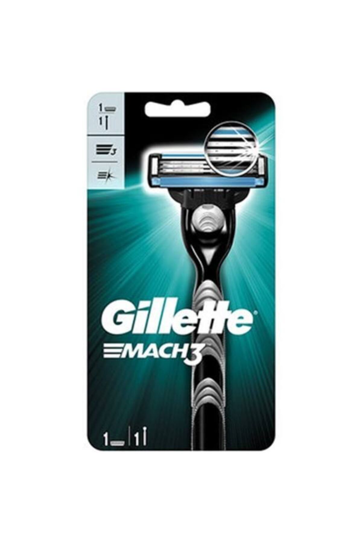 Gillette Mach 3 Tıraş Makinesi  1 Yedek Başlık