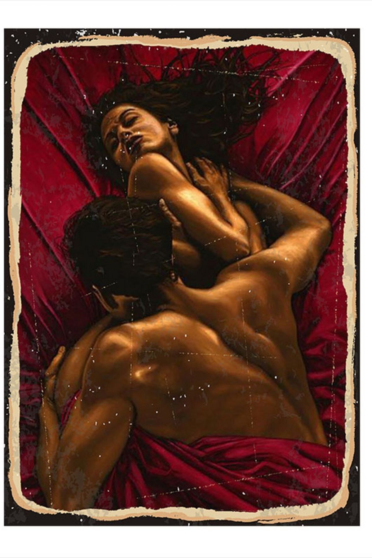 Tablomega Erkek Ve Kadının Aşkı Art Mdf Poster 25cm X 35cm