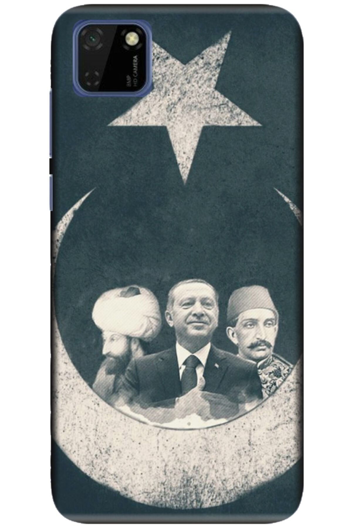 Turkiyecepaksesuar Huawei Y5p Kılıf Silikon Baskılı Desenli Arka Kapak