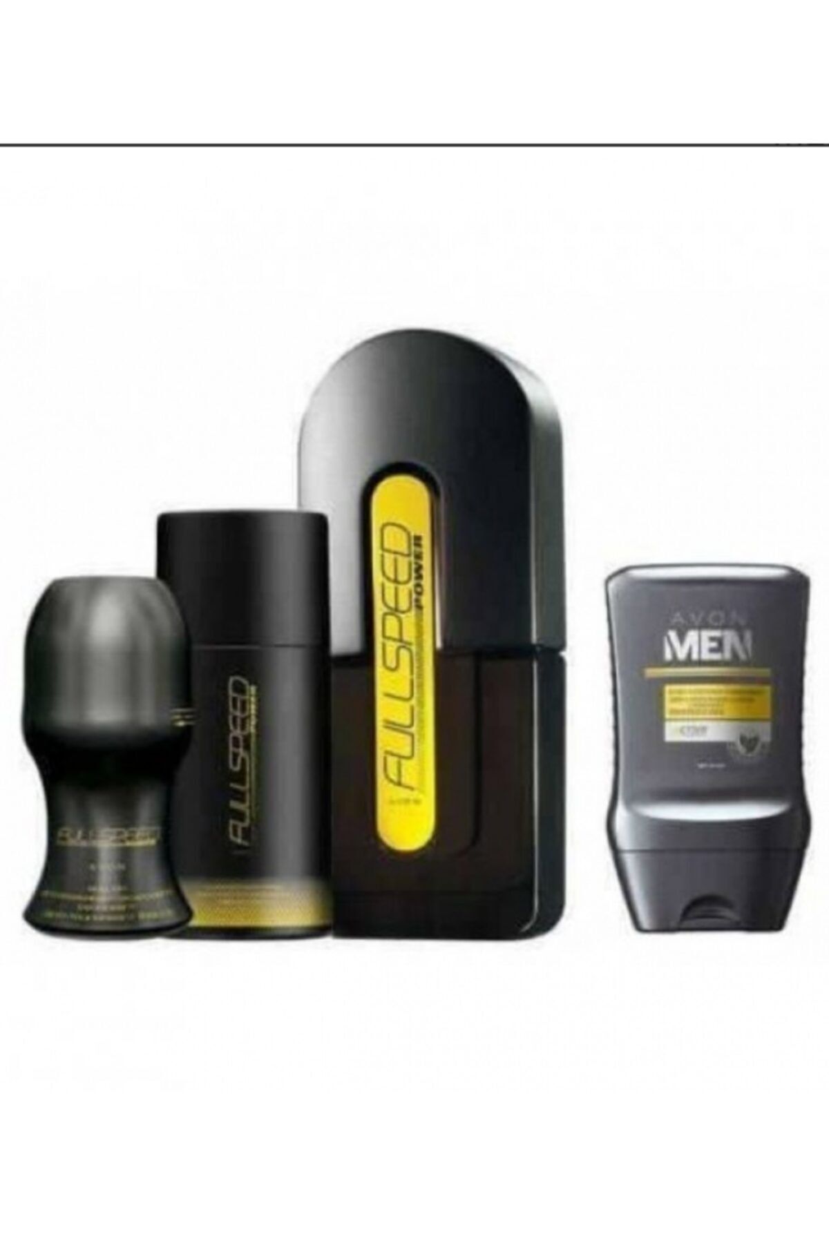 Avon Full Speed Power Parfüm Deodorant Rolon Tıraş Sonrası Losyon Dörtlü Set