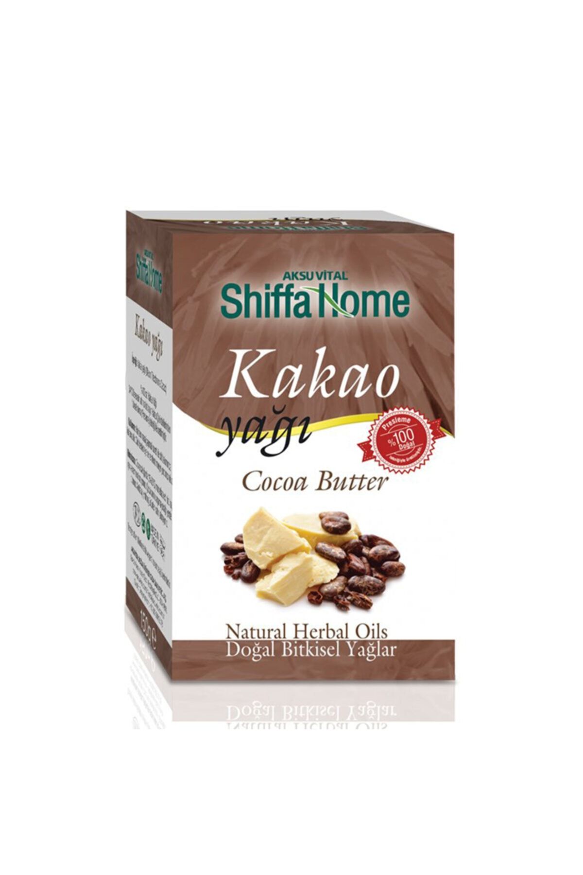 Shiffa Home Kakao Yağı 150gr %100 Doğal Organik Kakao Yağı Tatlandırıcı Koruyucu Renklendirici Içermez