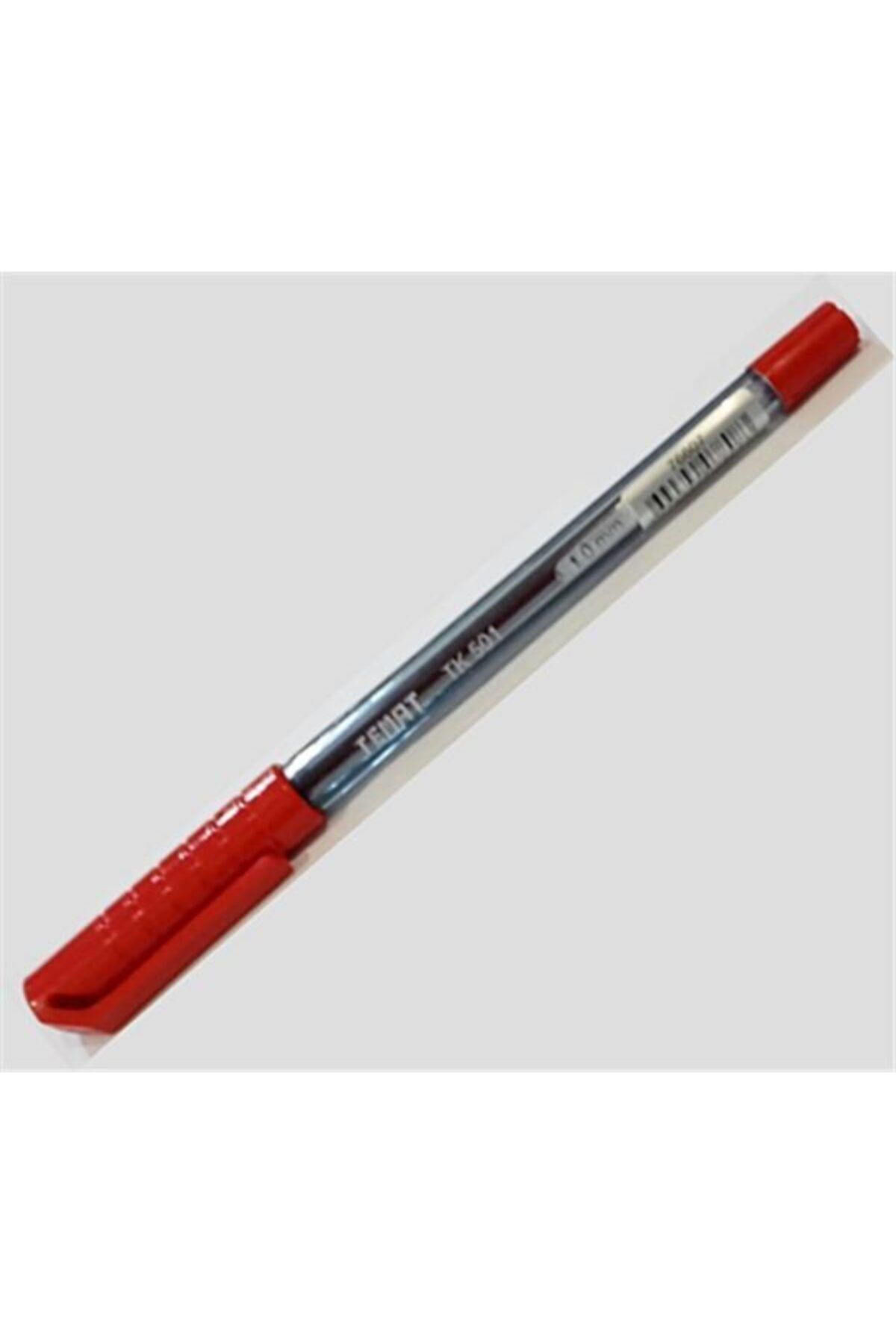 Temat Tükenmez Kalem 1.0 Mm Kırmızı Tk501 Tekli (1 Adet)