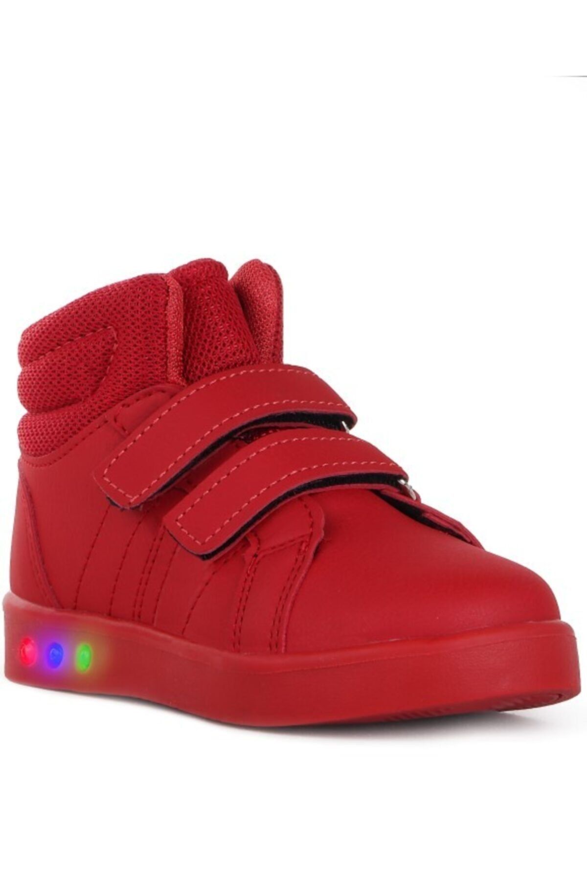 Cool Unisex Bebek Kırmızı Vojo 19-k27 4136 Bilekli Işıklı  Spor Ayakkabısı