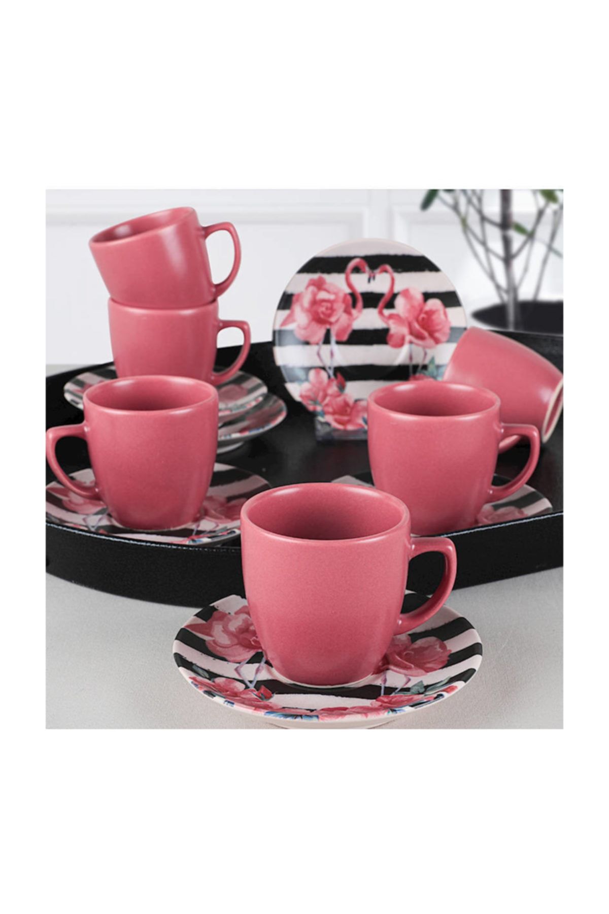 Keramika Flamingo Kahve Takımı 12 Parça 6 Kişilik18311 Fiyatı