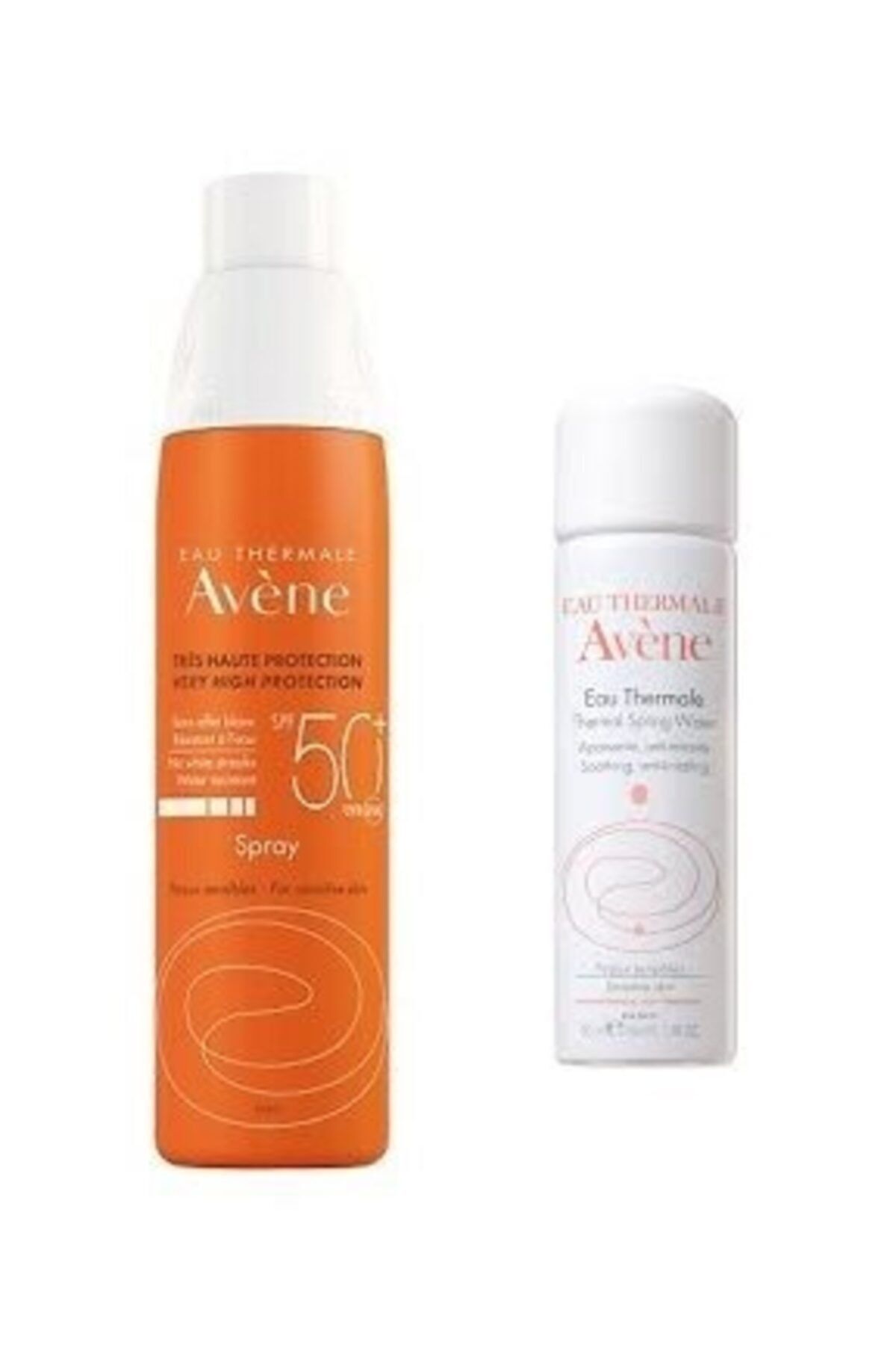 Avene Spray SPF 50+ Tüm Cilt Tipleri İçin Güneşten Koruyucu Vücut Spreyi 200 ml - Termal Su 50 ml