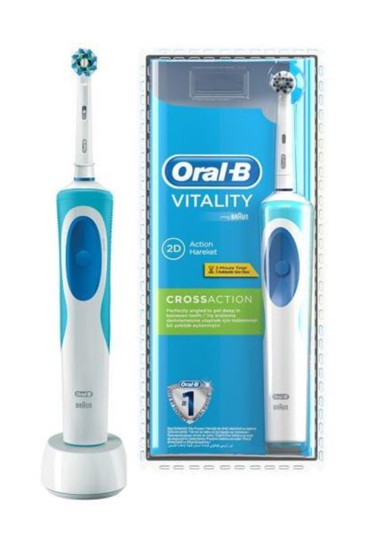 Oral-B Vitality Cross Action D12 Sarjlı Diş Fırçası