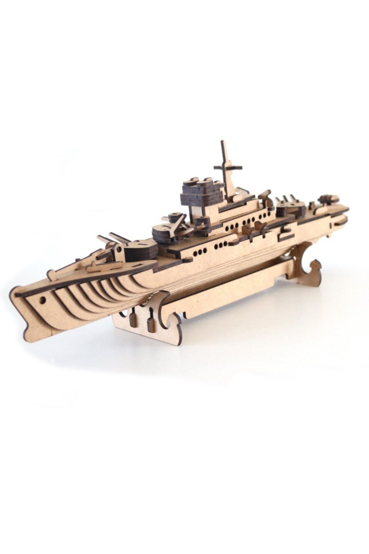 3D SERGİ 3d Ahşap Puzzle Savaş Gemisi 123 Parça